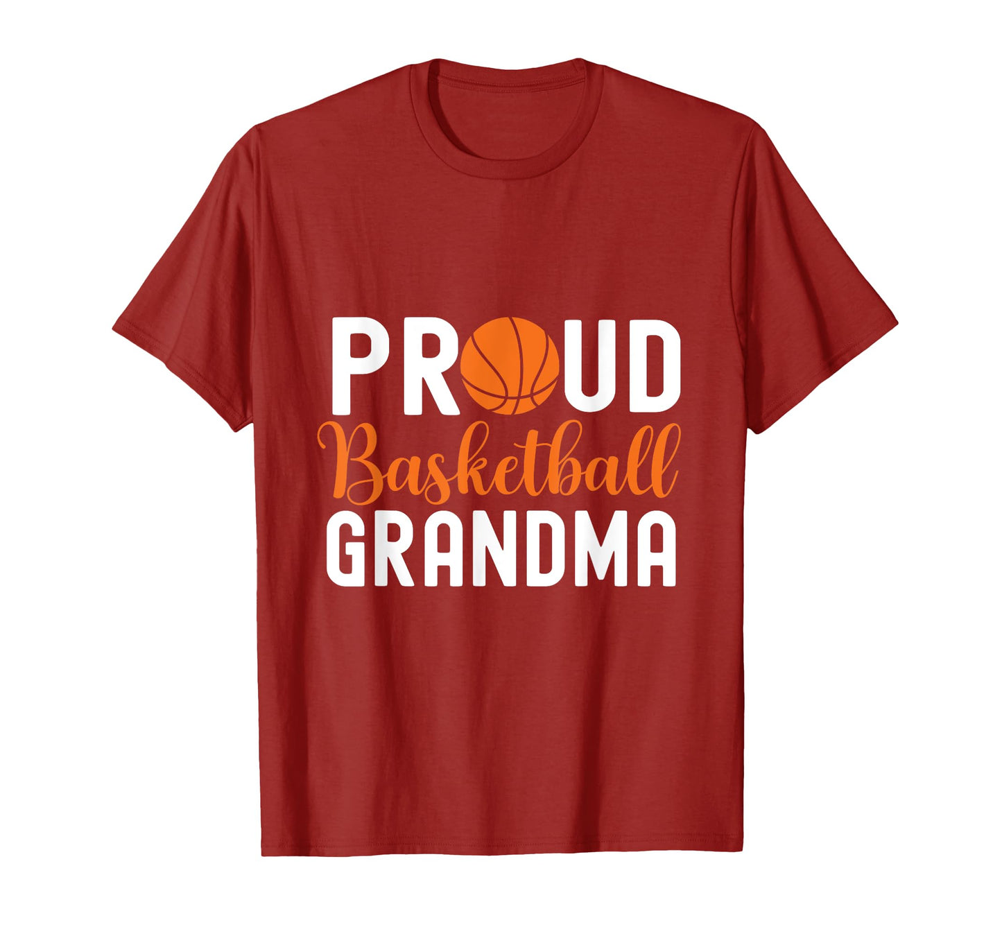 Basketball Grandma Design Lr Proud Basketball Grandma Unisex-Adults Black T-Shirt Basketball T-Shirt Small
