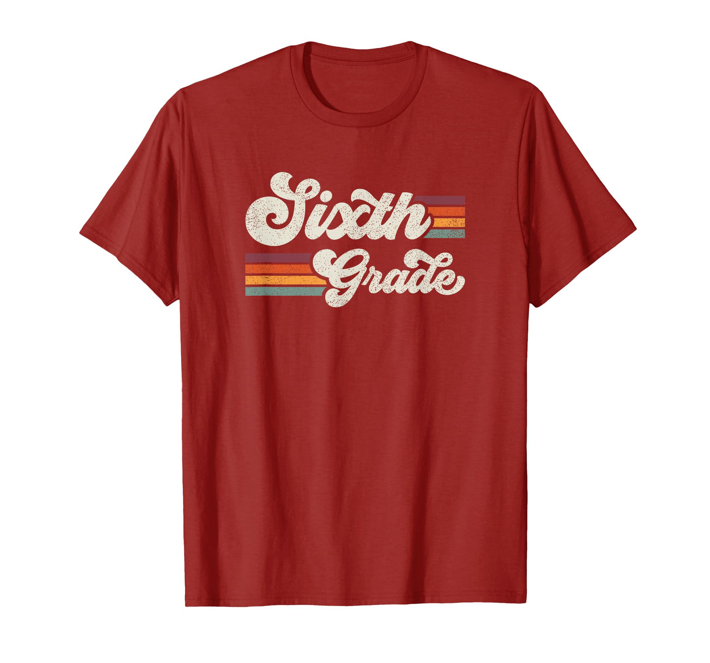 Retro Sixth Grade Teacher Back To School T-Shirt