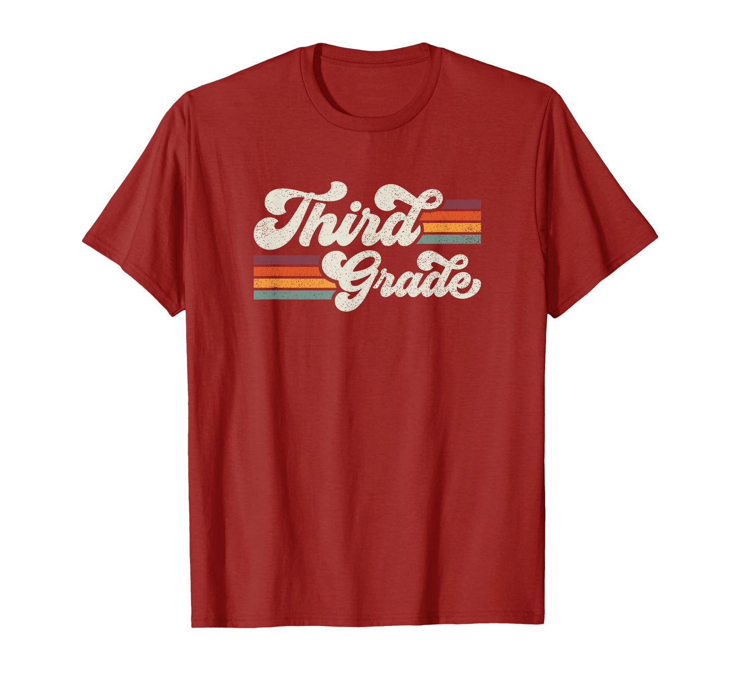 Retro Third Grade Teacher Back To School T-Shirt