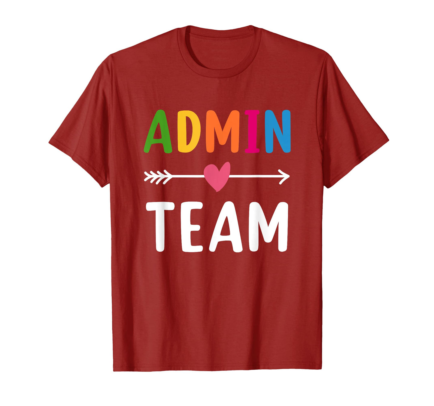 Admin Team Back to School Matching Group Squad T-Shirt