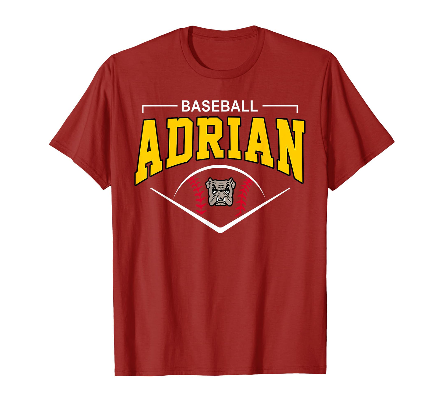 Adrian College Baseball Athletics Vintage Design Men Women T-Shirt