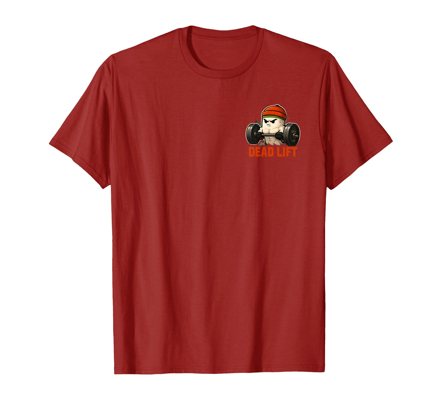 Dead Lift Funny Ghost Gym Halloween Weightlifting Pocket T-Shirt