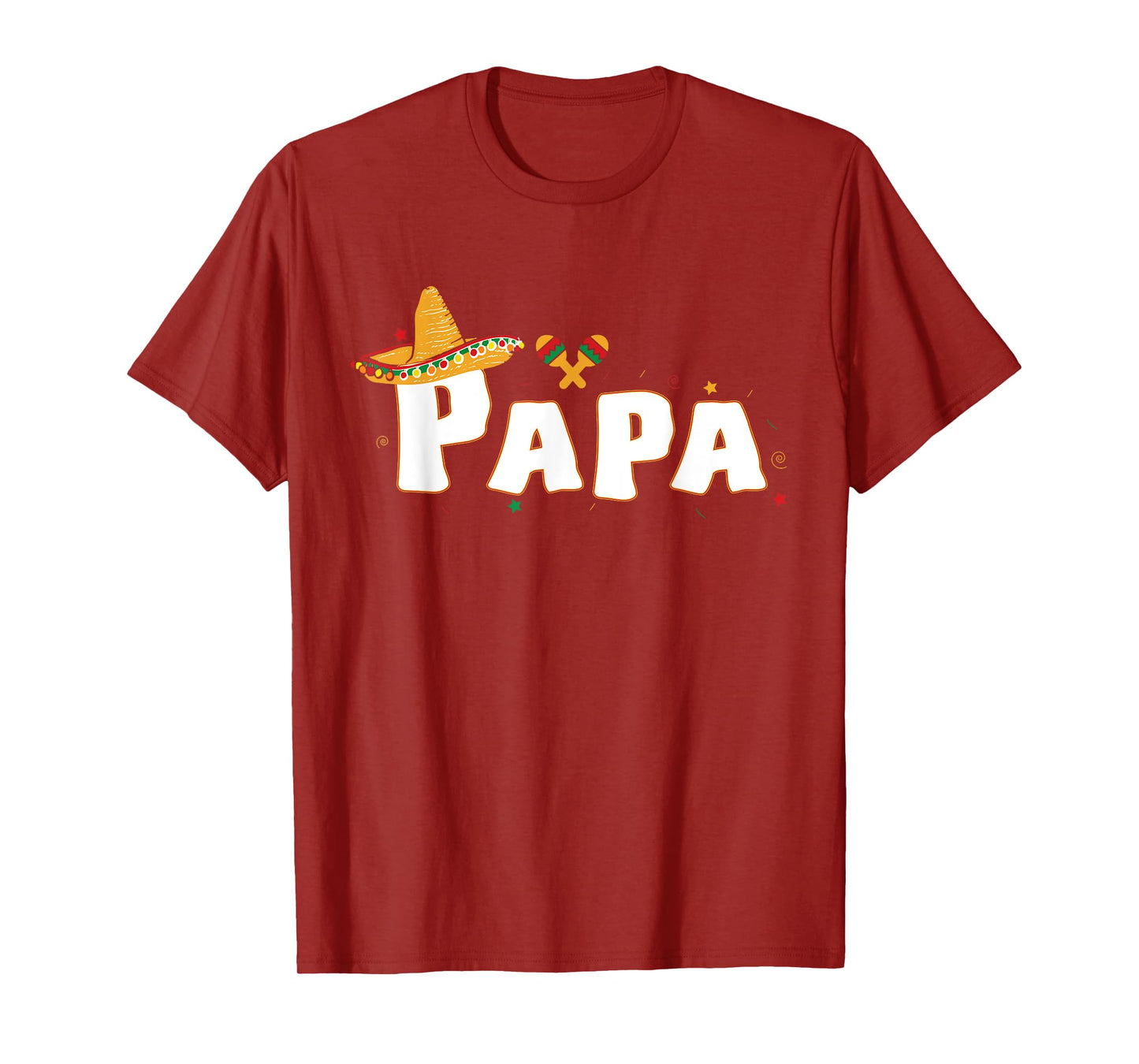 Fiesta Mexican Party Funny Cinco De Mayo Papa T-Shirt