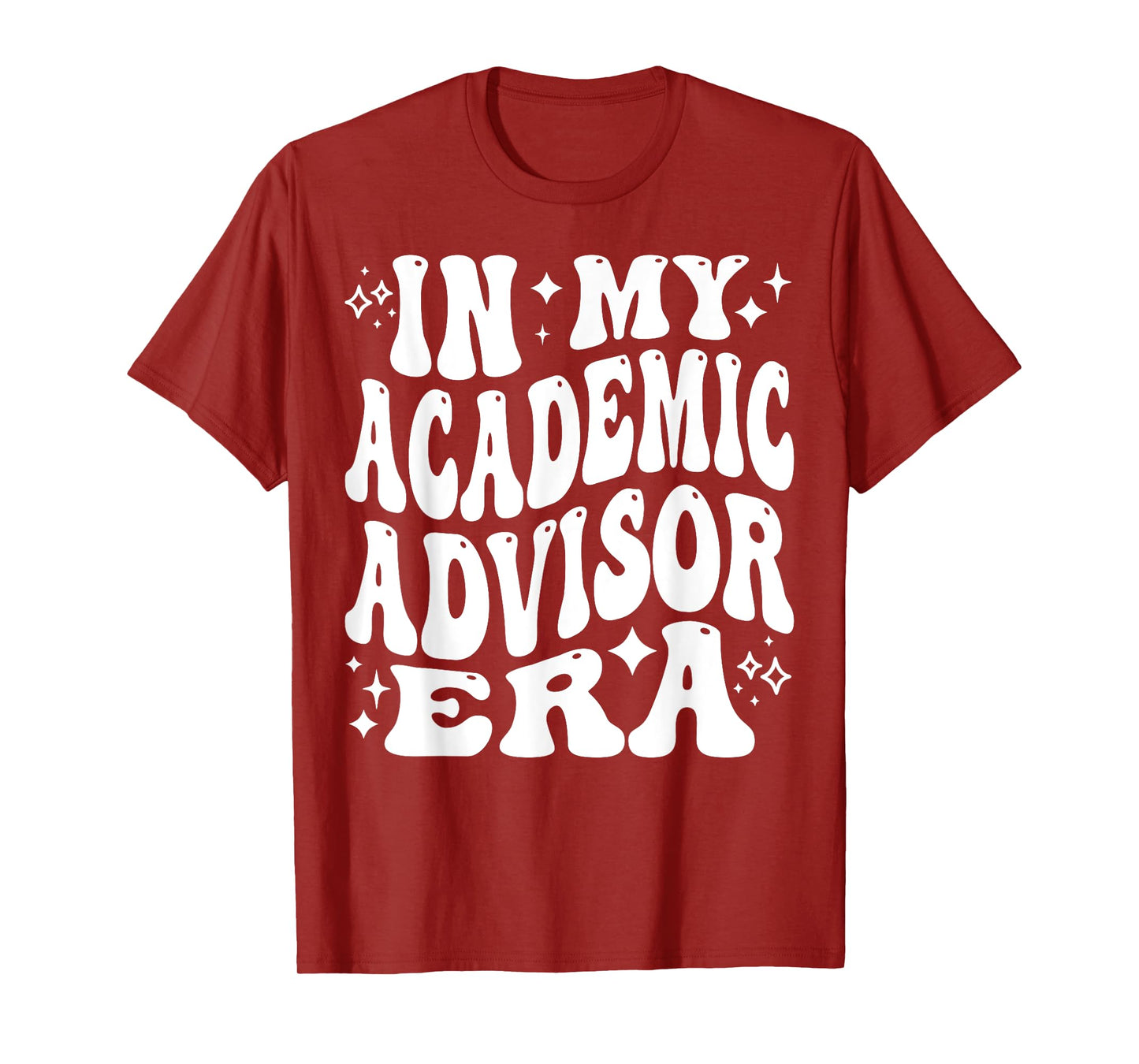 Addictive Designs School Merch In My Academic Advisor Era, College Student Advisor T-Shirt, Small, Black