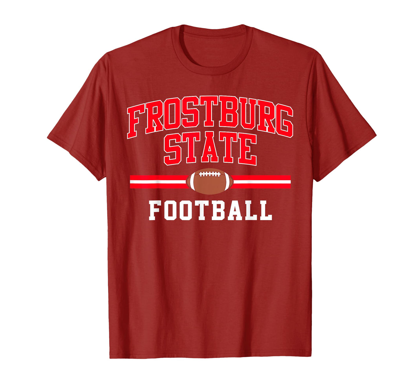 Frostburg State University Football Arch Vintage Design T-Shirt