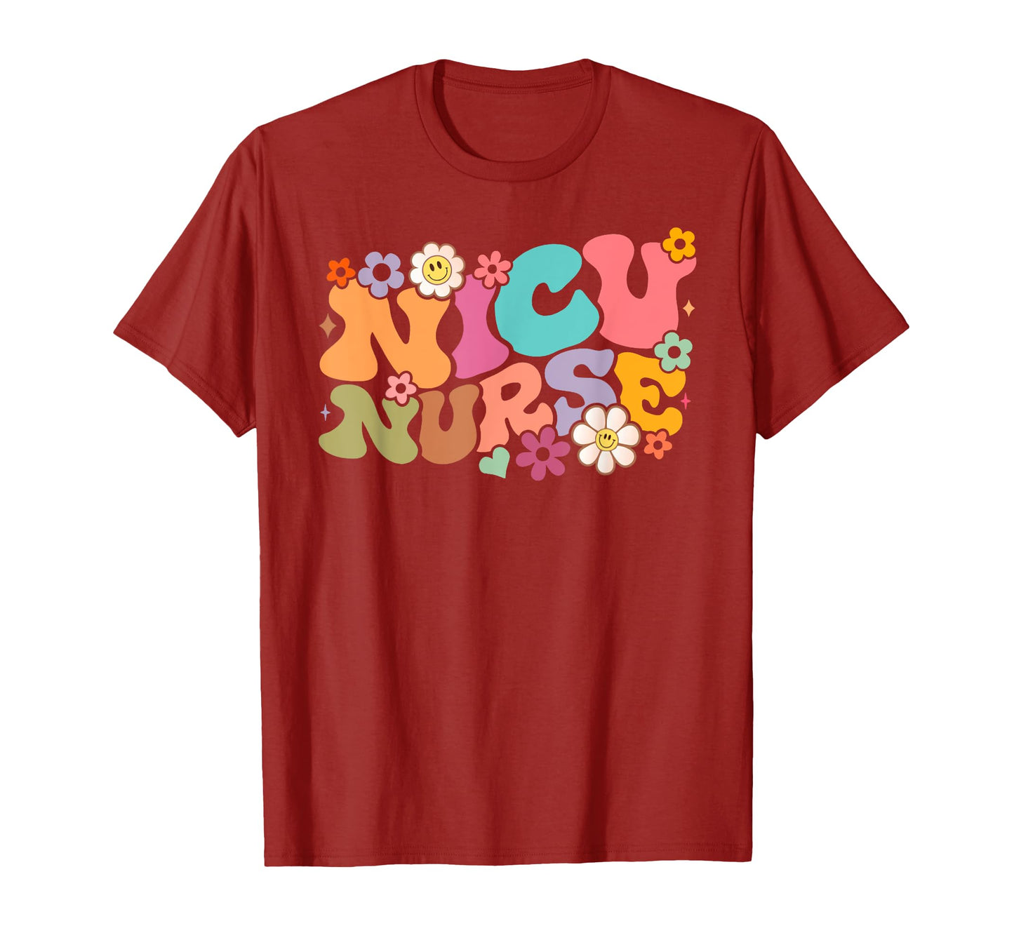 NICU Nurse ICU Groovy Nursing Neonatal Intensive Care Unit T-Shirt