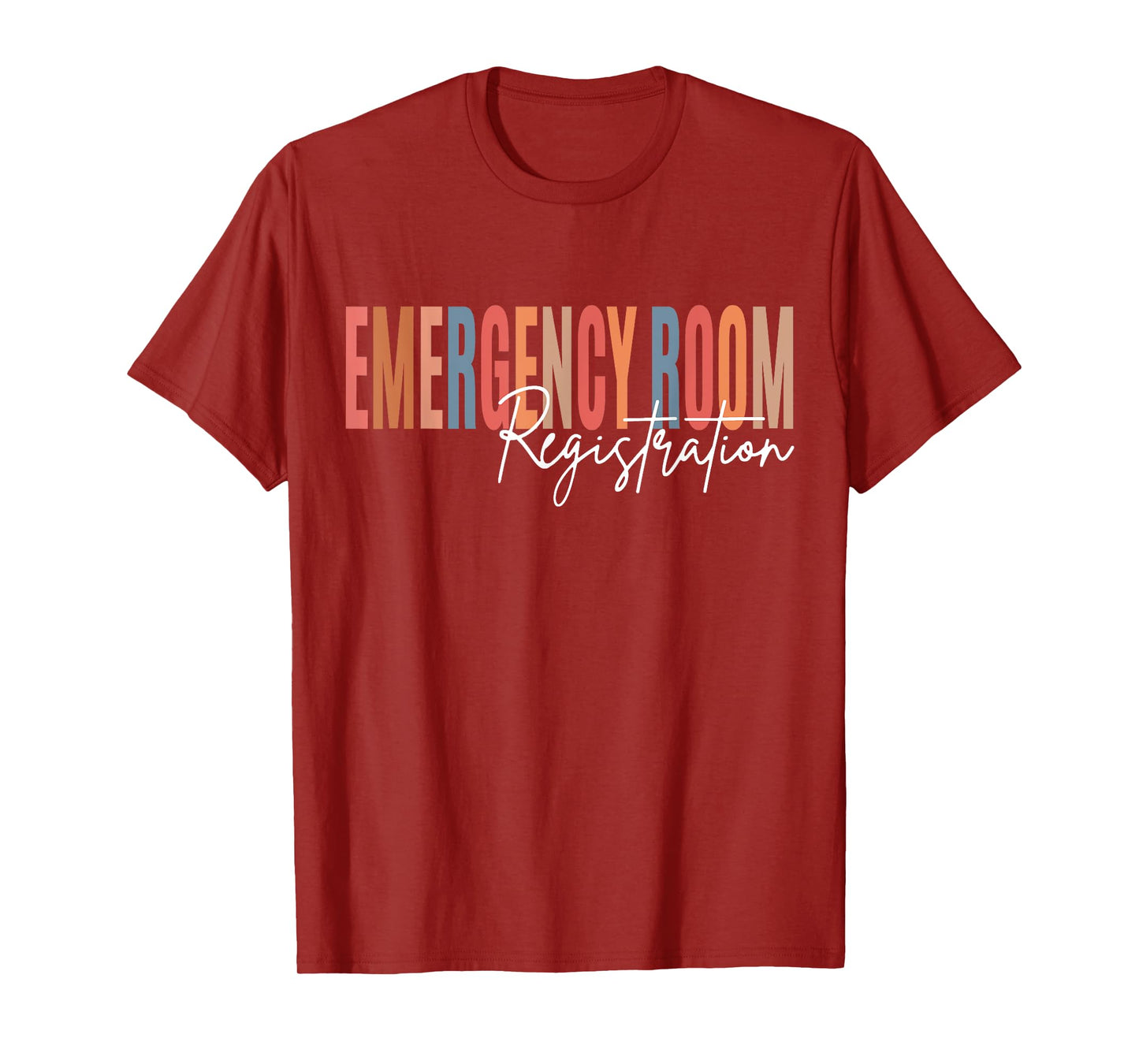 Emergency Room Registration Patient ER Registrar Nursing T-Shirt