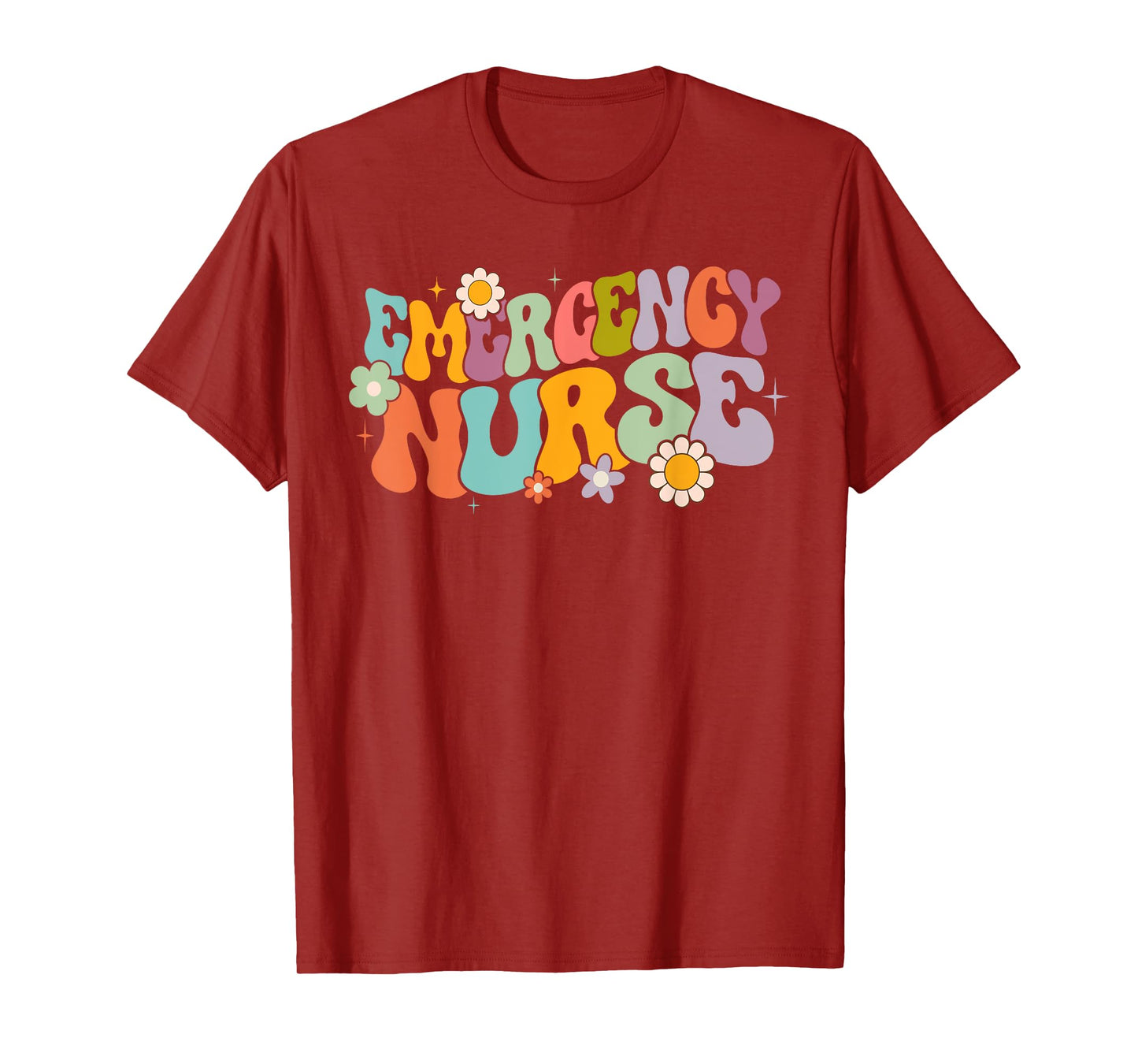 groovy ER Nurse Emergency Nurse School women nursing Room T-Shirt
