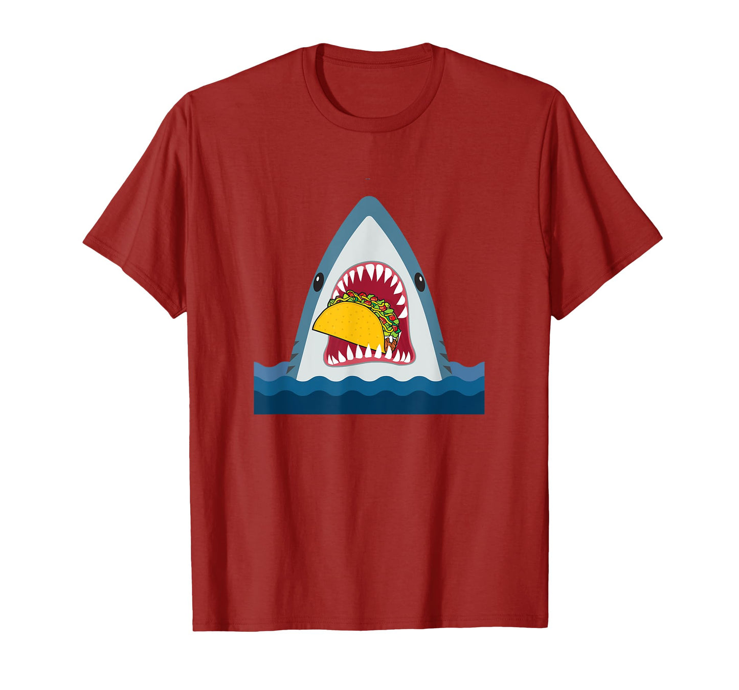 Shark Food Taco Food Design T-Shirt