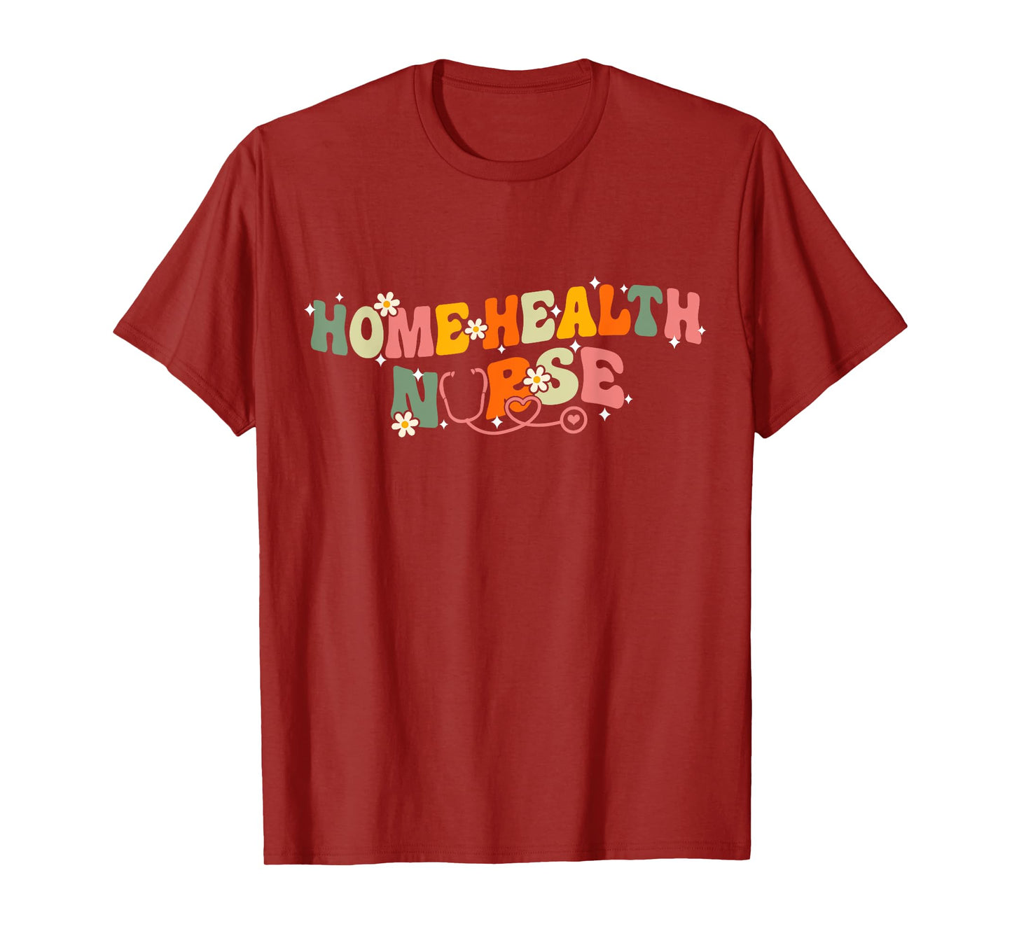 Home health Nurse Groovy Home health care Nursing T-Shirt