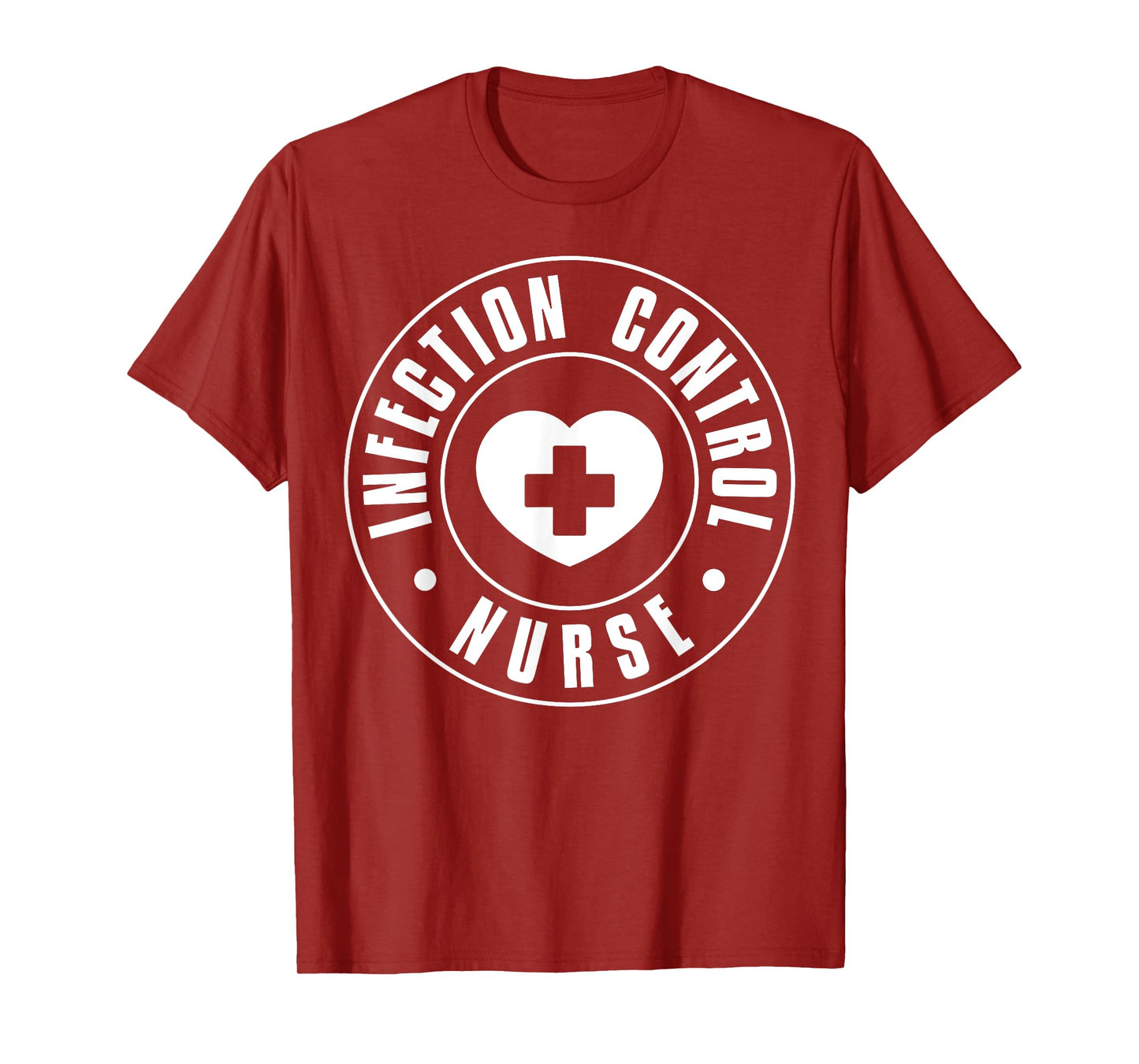 Infection Control Nurse Heart T-Shirt