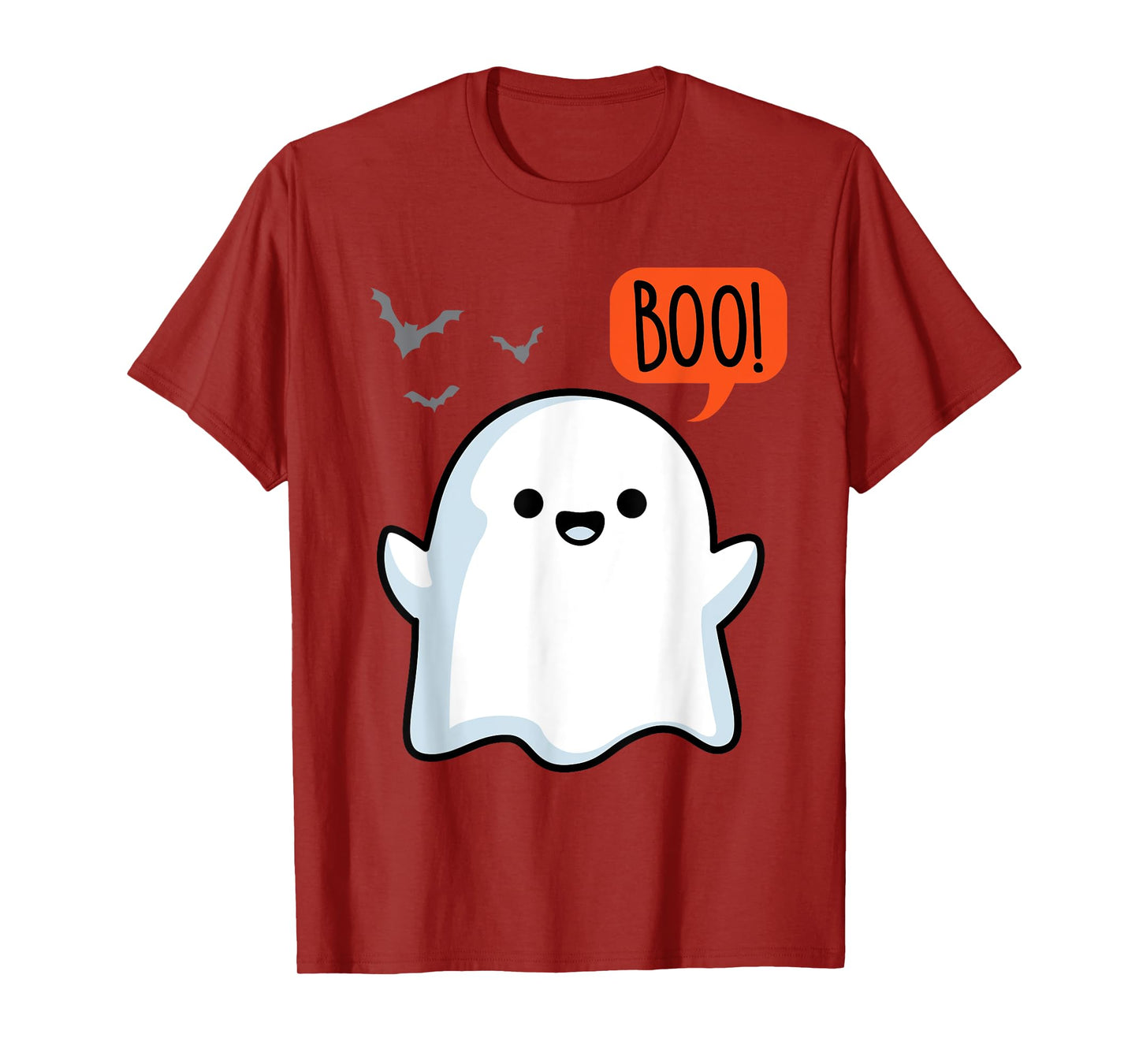 Ghost Saying Boo Spooky Halloween Cute toddler boys girls T-Shirt
