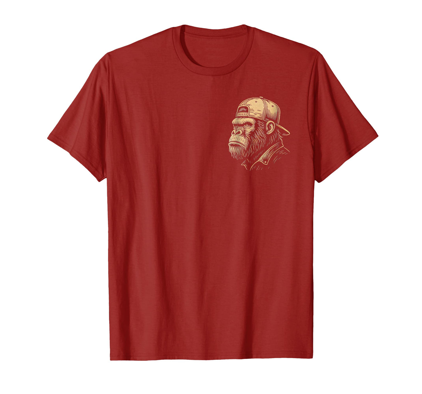 There's A 99% Chance I Don't Care Monkey 2 Sides T-Shirt