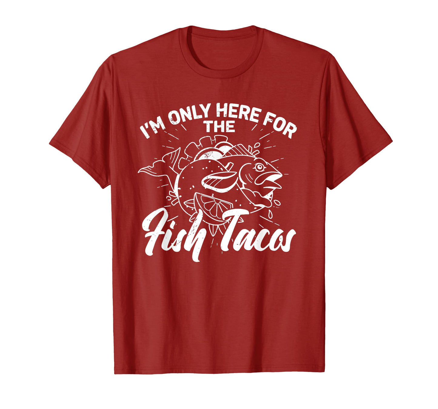 Fish taco Mexican tortilla recipe Baja California Mexico T-Shirt