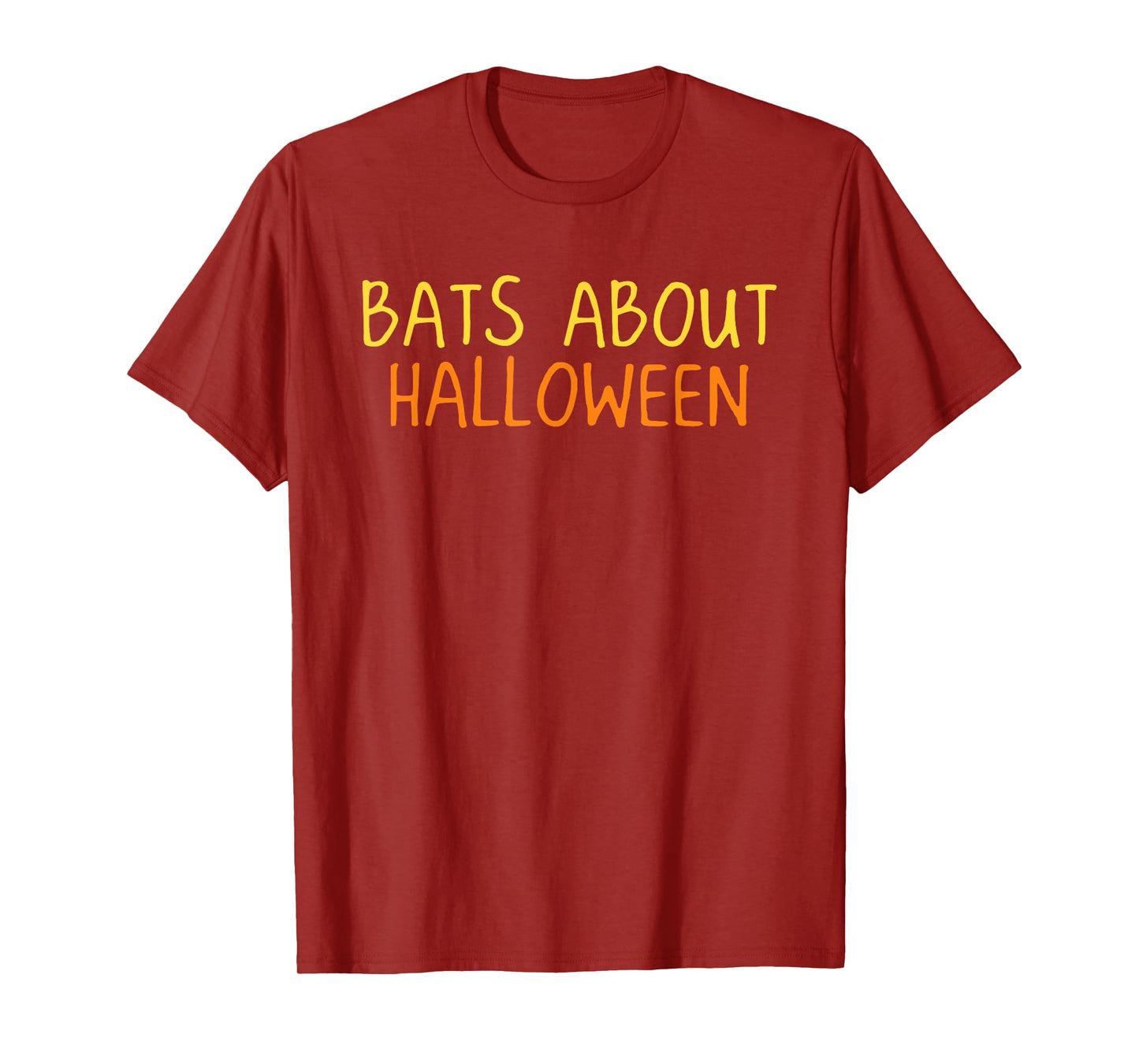 Bats About Halloween Funny Spooky Season Men Women Kids T-Shirt