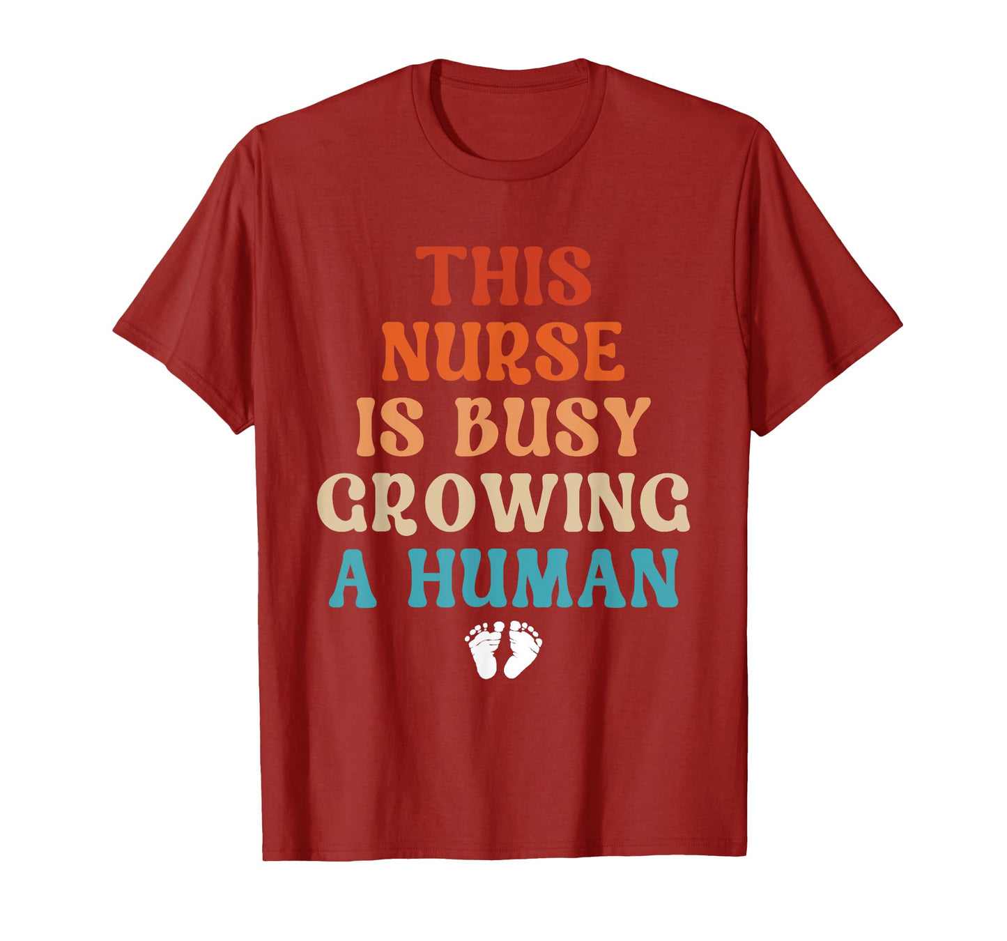 Pregnancy Nurse Announcement Idea Cute Pregnant Nurse T-Shirt