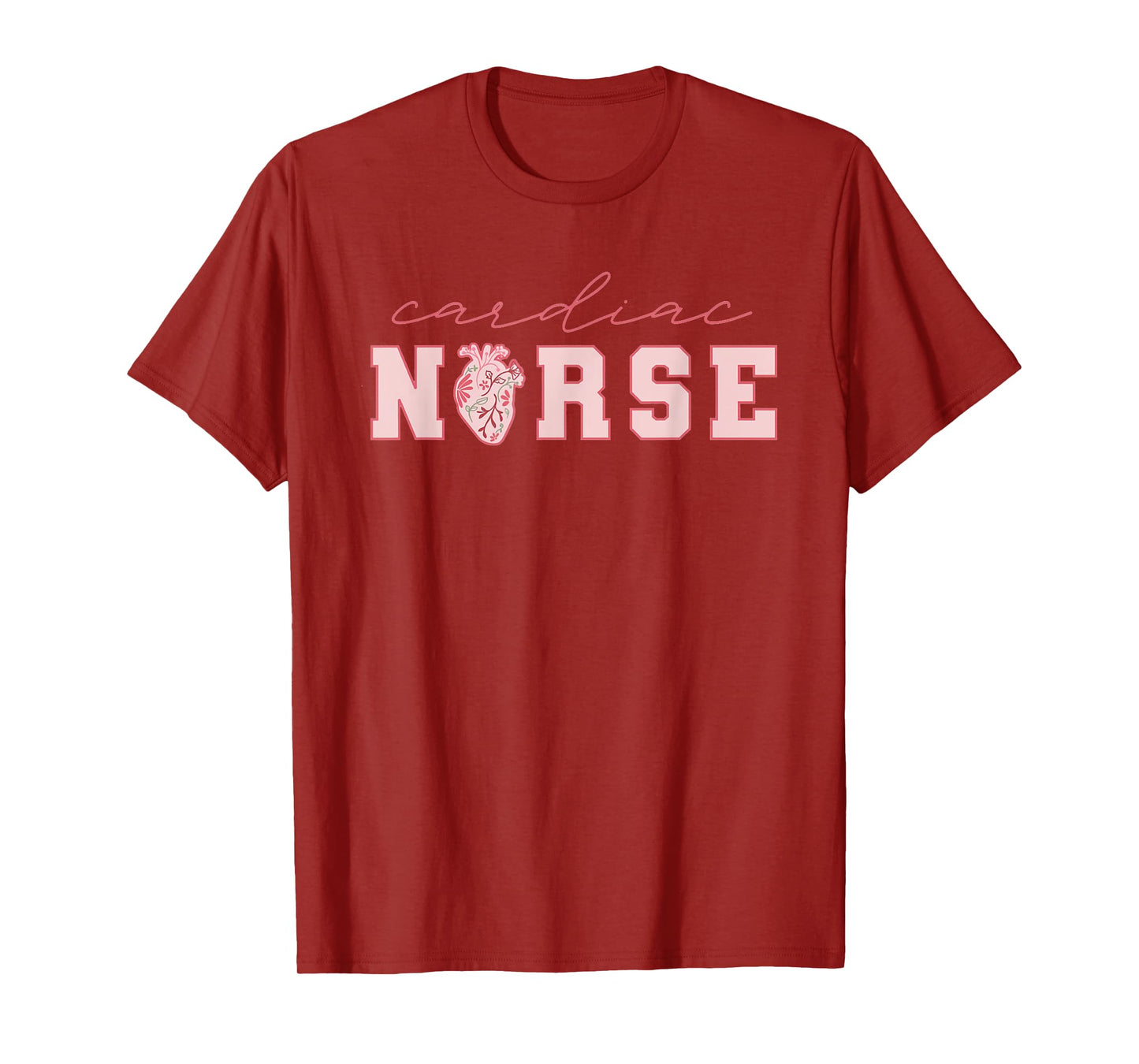 Cardiac Nurse Valentine's Day Telemetry Nurse CVICU Nurse T-Shirt