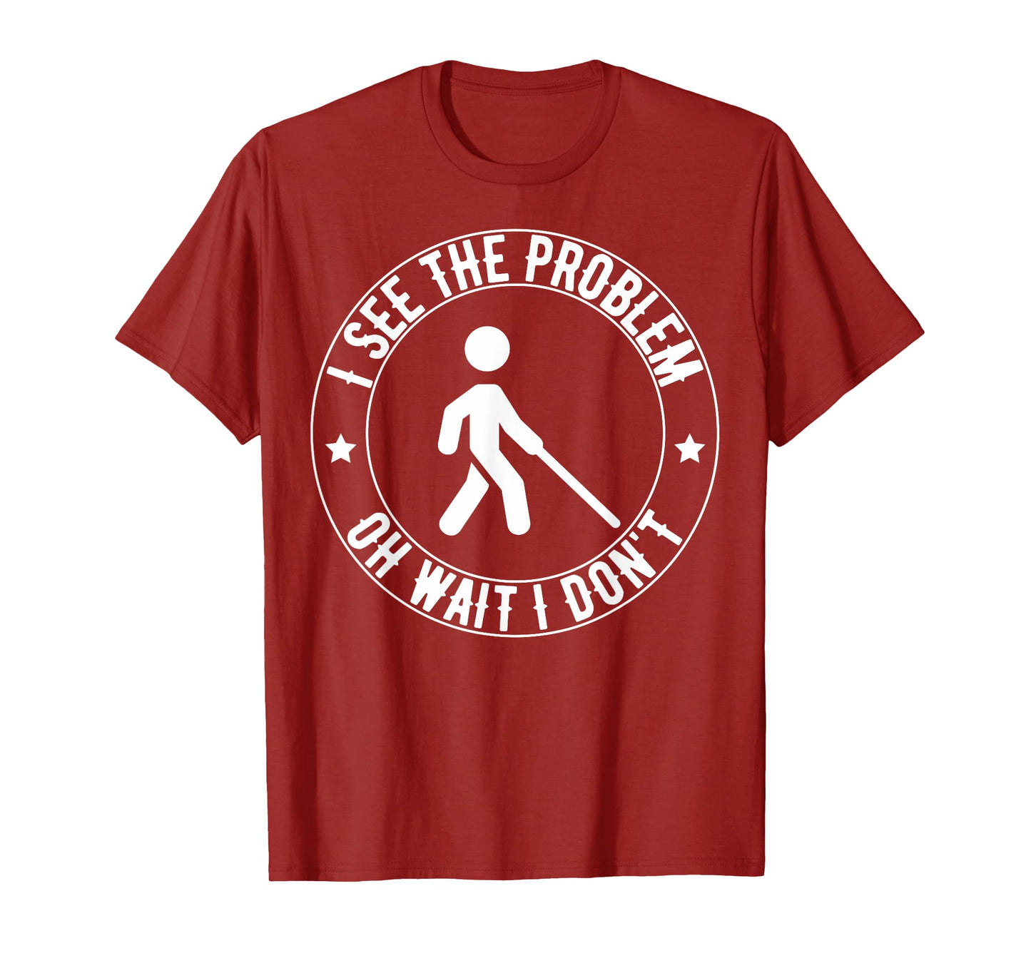 Funny Blind Braille Visually Impaired Blindness T-Shirt