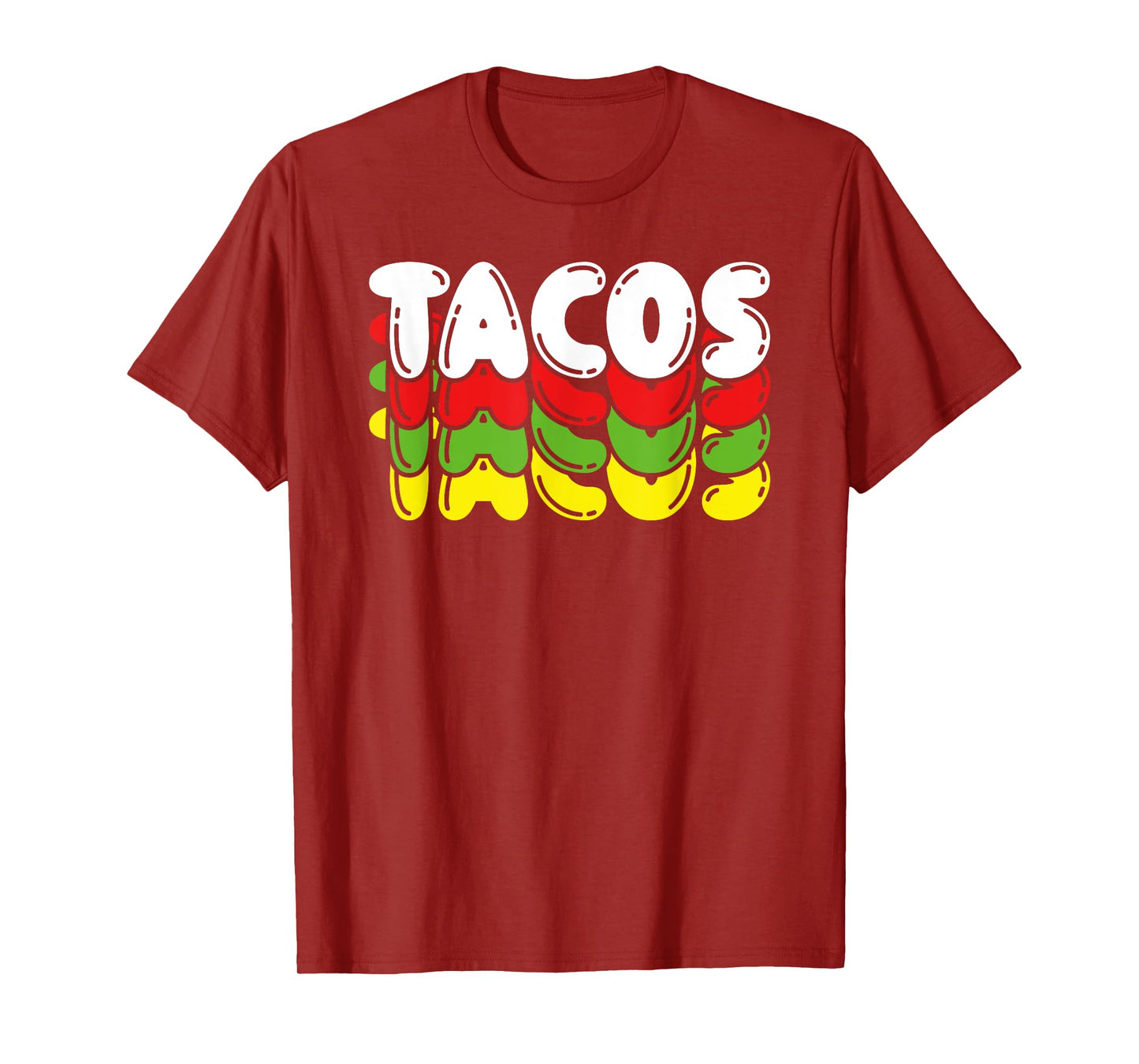 Mexican Tacos Food Eating Cooking Party Fiesta Fun Style T-Shirt