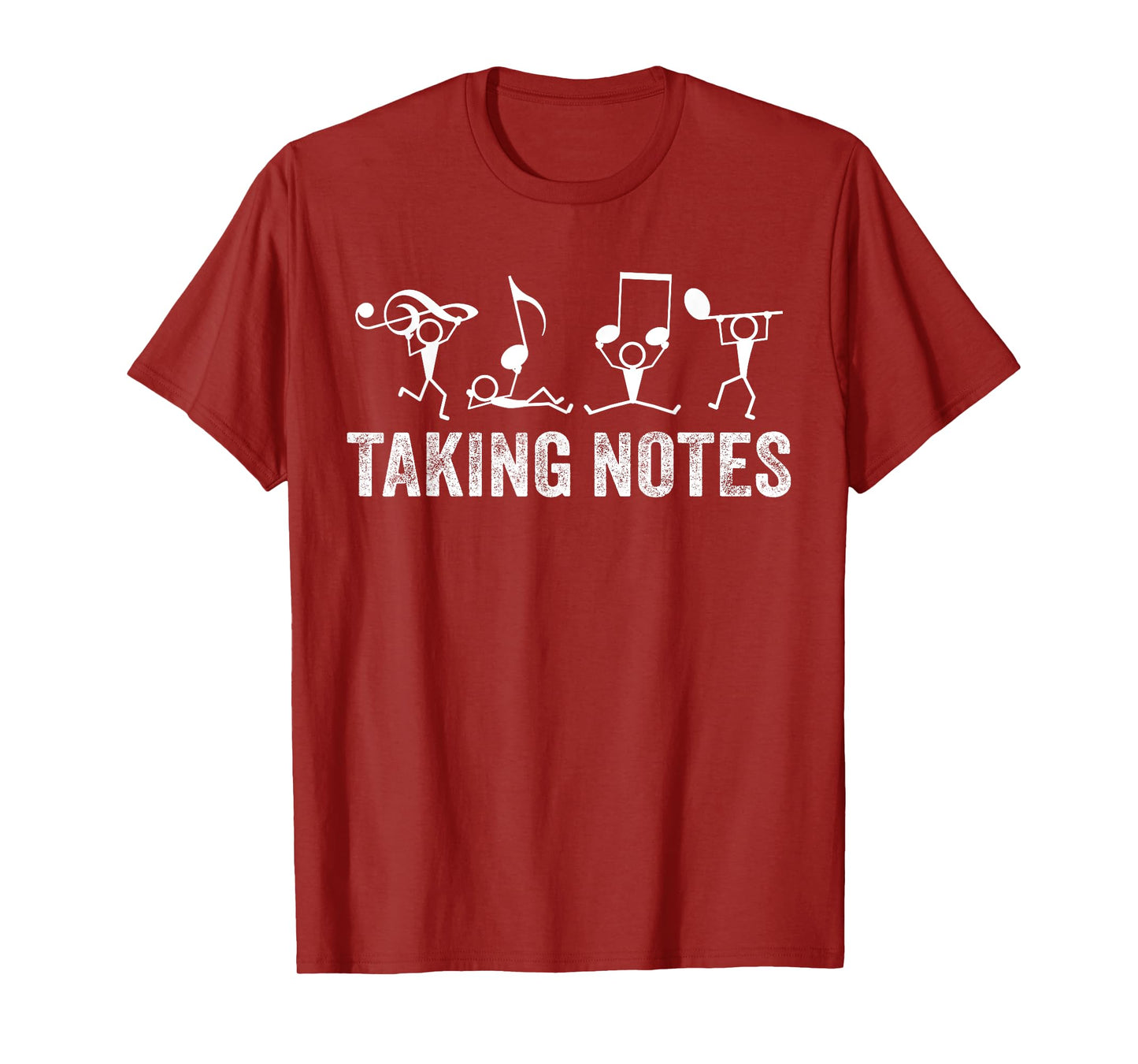 Taking Notes Music Lovers Funny Teachers Men Women T-Shirt