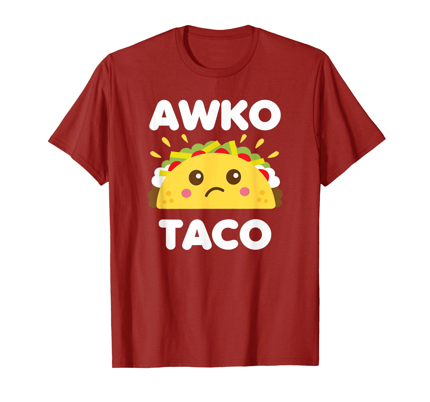 Awko Taco Awkward Funny Cute Kawaii Food T-Shirt