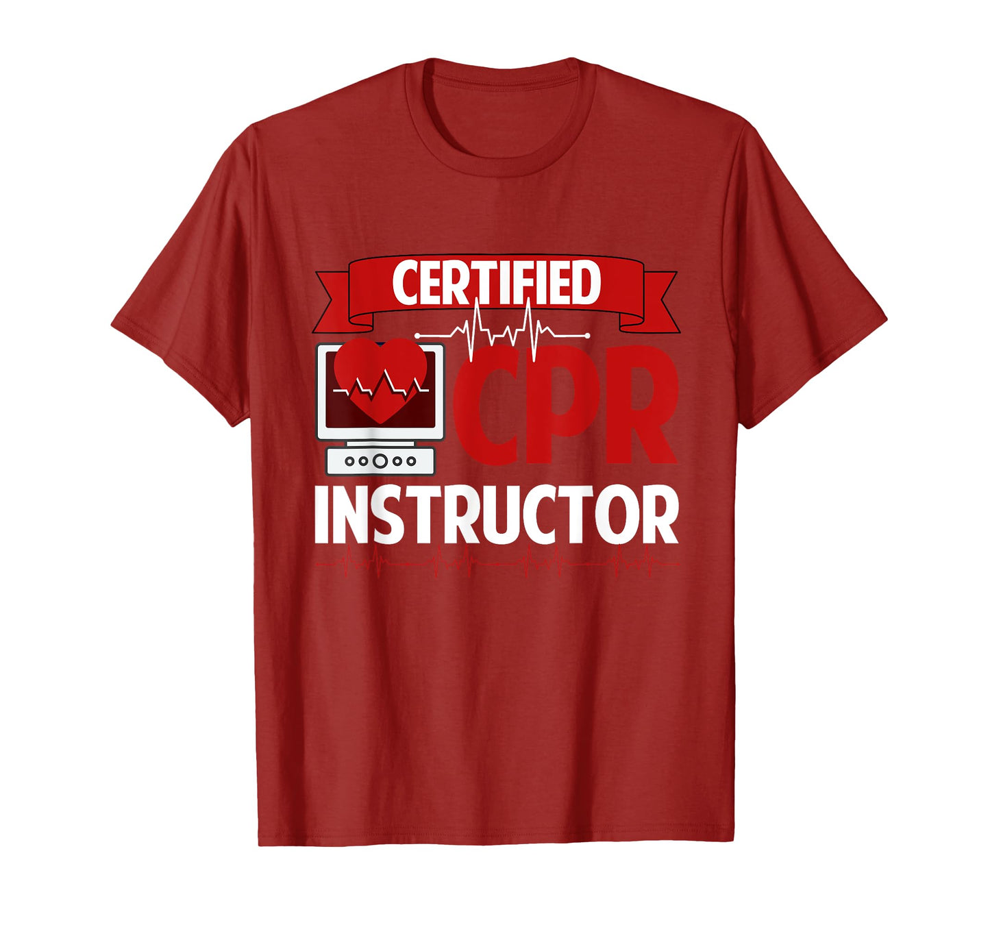 Certified CPR Instructor Training and Teaching EMS Ambulance T-Shirt