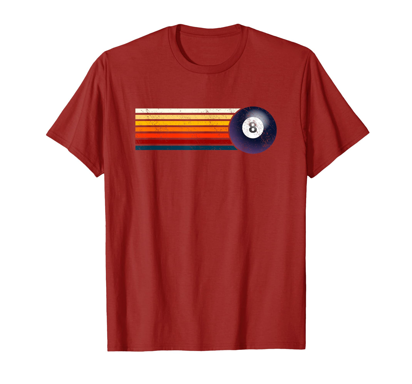 Retro Billiards Ball Eight Pool Table Snooker Pyramid T-Shirt