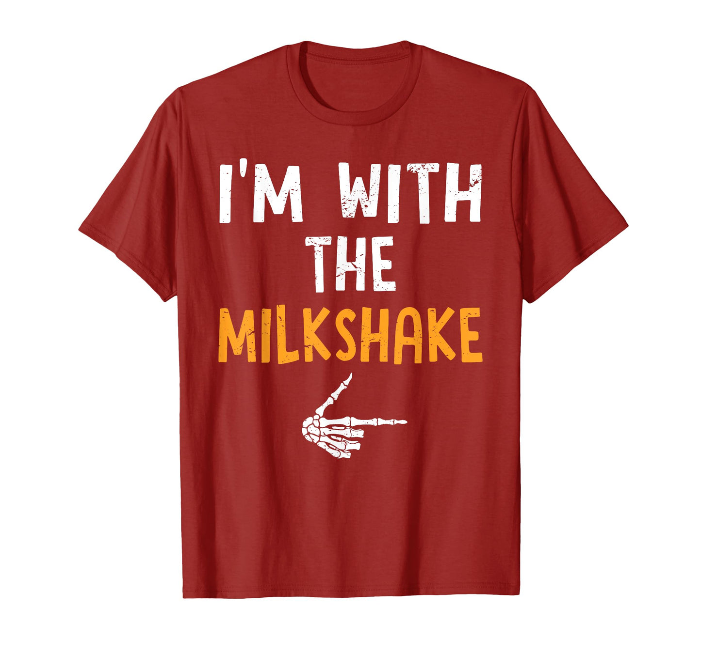 I'm with The Milkshake Costume Halloween Matching Couple T-Shirt