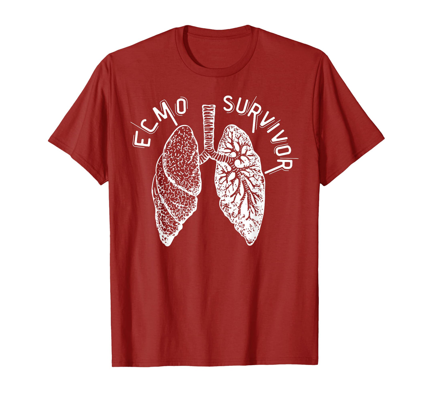 Retro Lungs ECMO Survivor ECMO Oxygenator Nurse Hospital T-Shirt