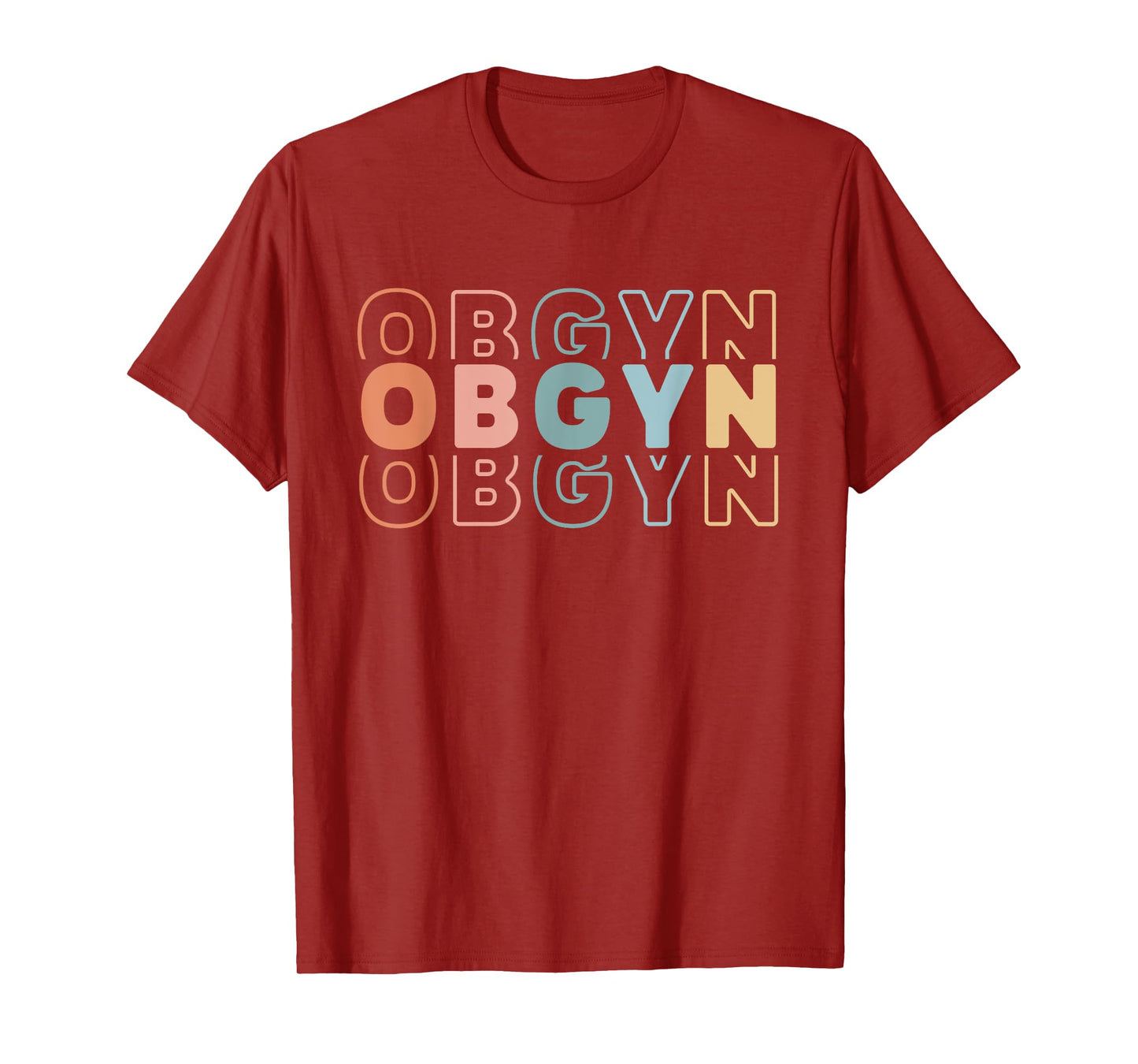 OBGYN Nurse OB/GYN Squad Antepartum Labor Delivery Groovy T-Shirt