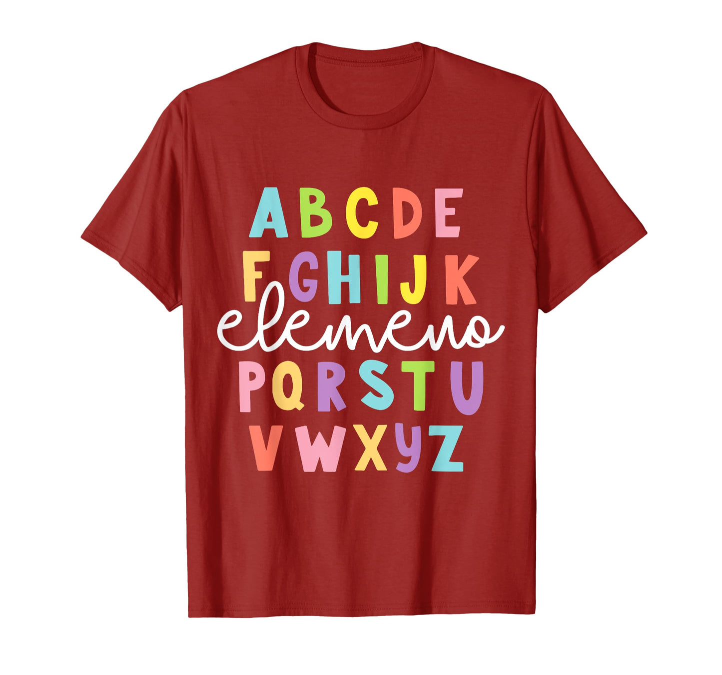 Alphabet ABC Elemeno Teacher Student Back To School Gift T-Shirt