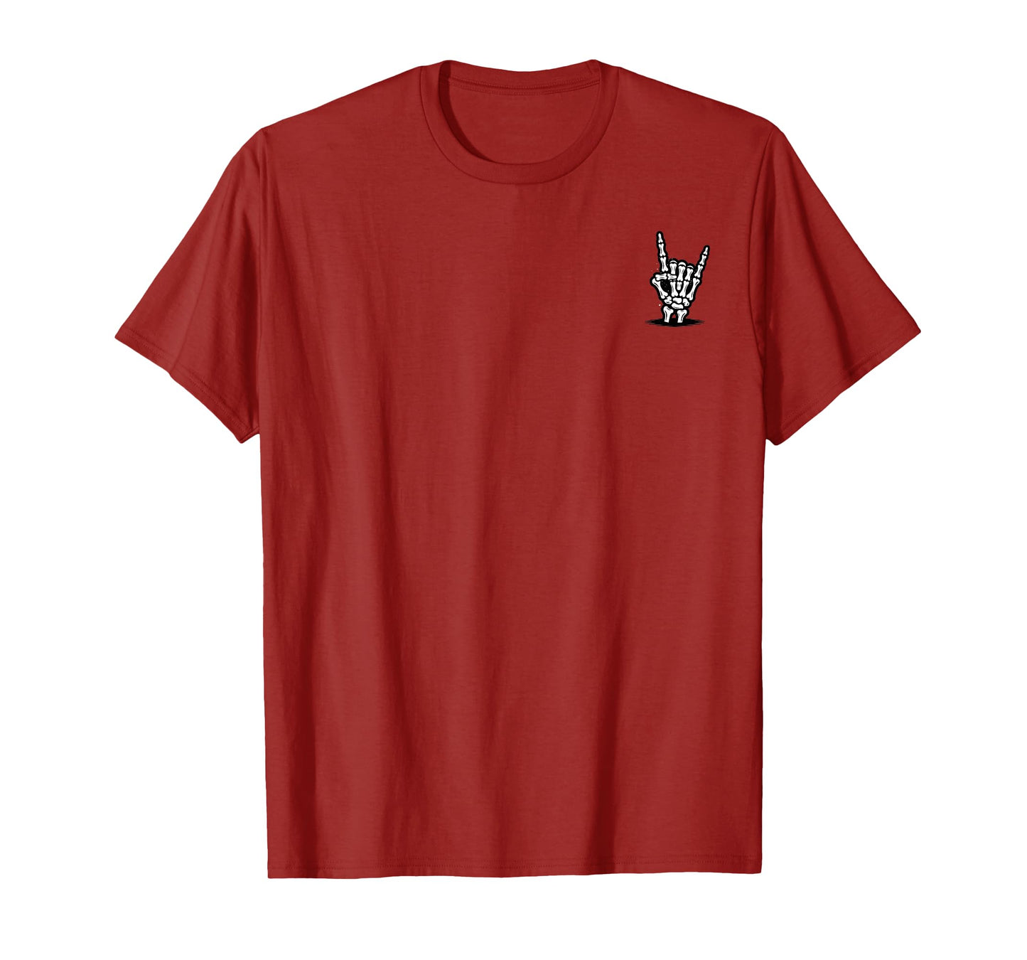 Punk Rock Skeleton Cool Rocker Halloween T-Shirt