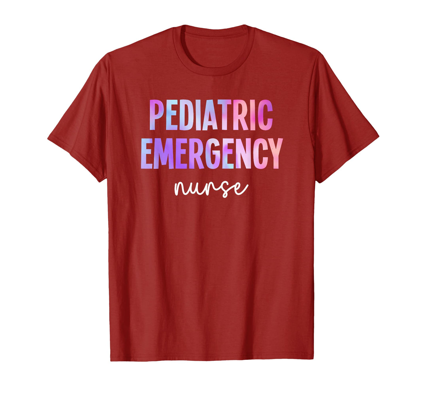 Tie Dye Pediatric Emergency Nurse PEDS ER Nurse Women T-Shirt