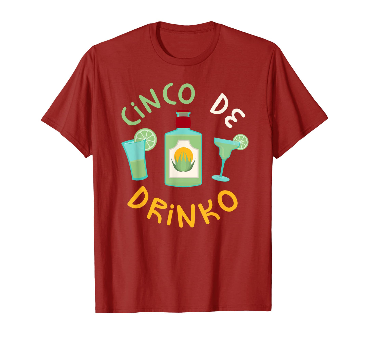 Cinco De Drinko Shirt Men Women Cinco De Mayo Party T-Shirt
