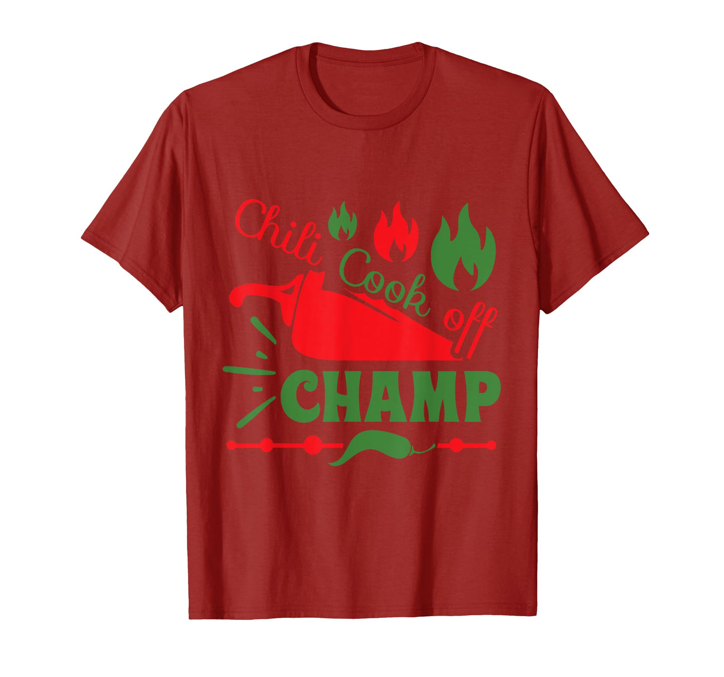 Chili Cook-Off Champ Funny Foodie Food Competition Champion T-Shirt
