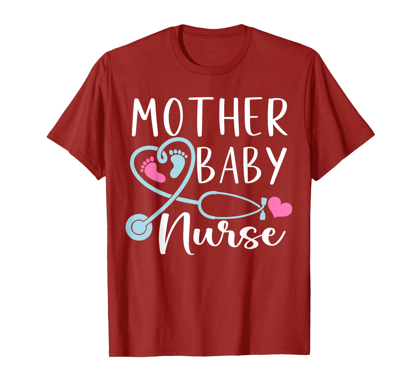 Postpartum Mother Baby Nurse Mom Baby Postpartum Nursing T-Shirt