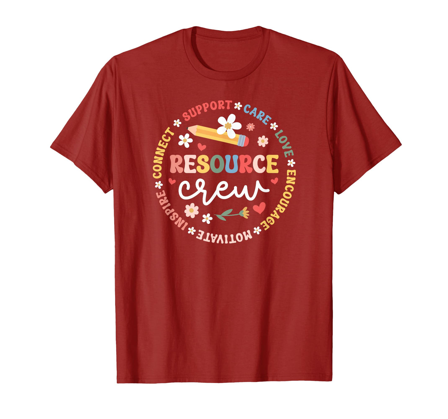 Resource Crew Appreciation Circle Resource Teacher Team T-Shirt