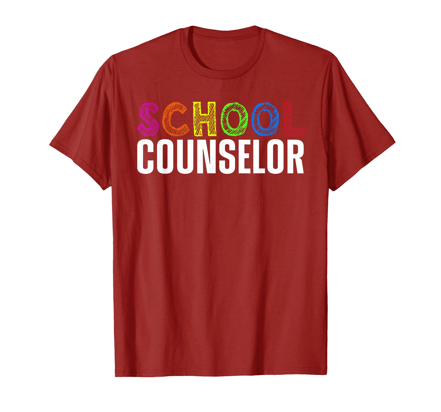 Funny School Counselor Art For Men Women School Counseling T-Shirt