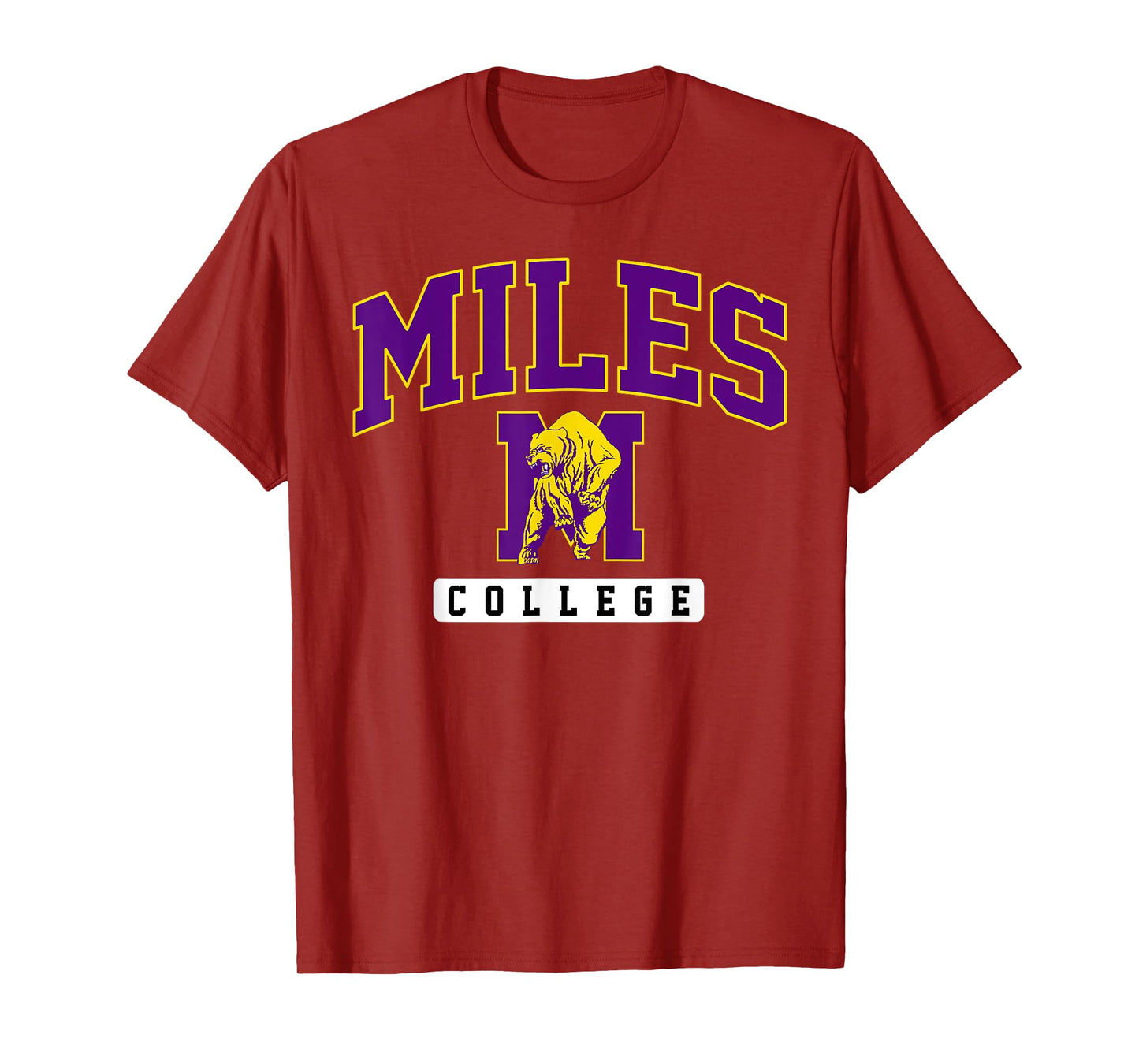 Miles College Arch Vintage Athletics for Men Women T-Shirt