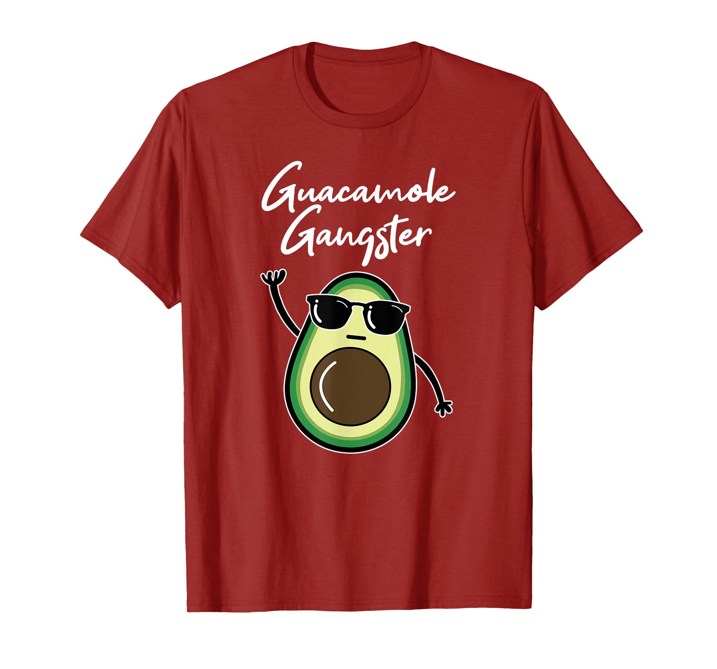 Funny Avocado Gangster, Guacamole Gangsta, Mexico Cinco Mayo T-Shirt