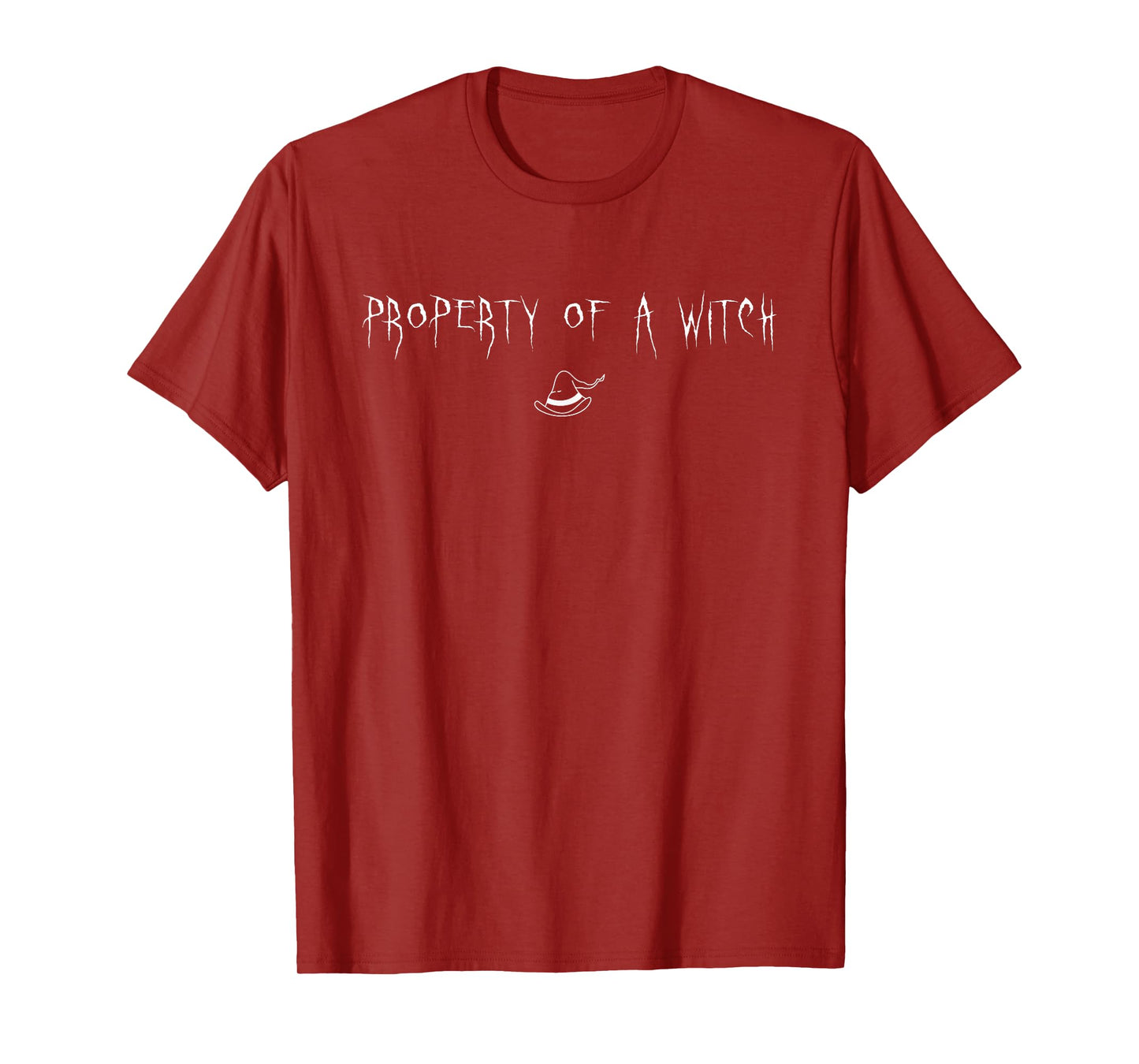 Property of A Witch Halloween Funny Husband Boyfriend Spooky T-Shirt