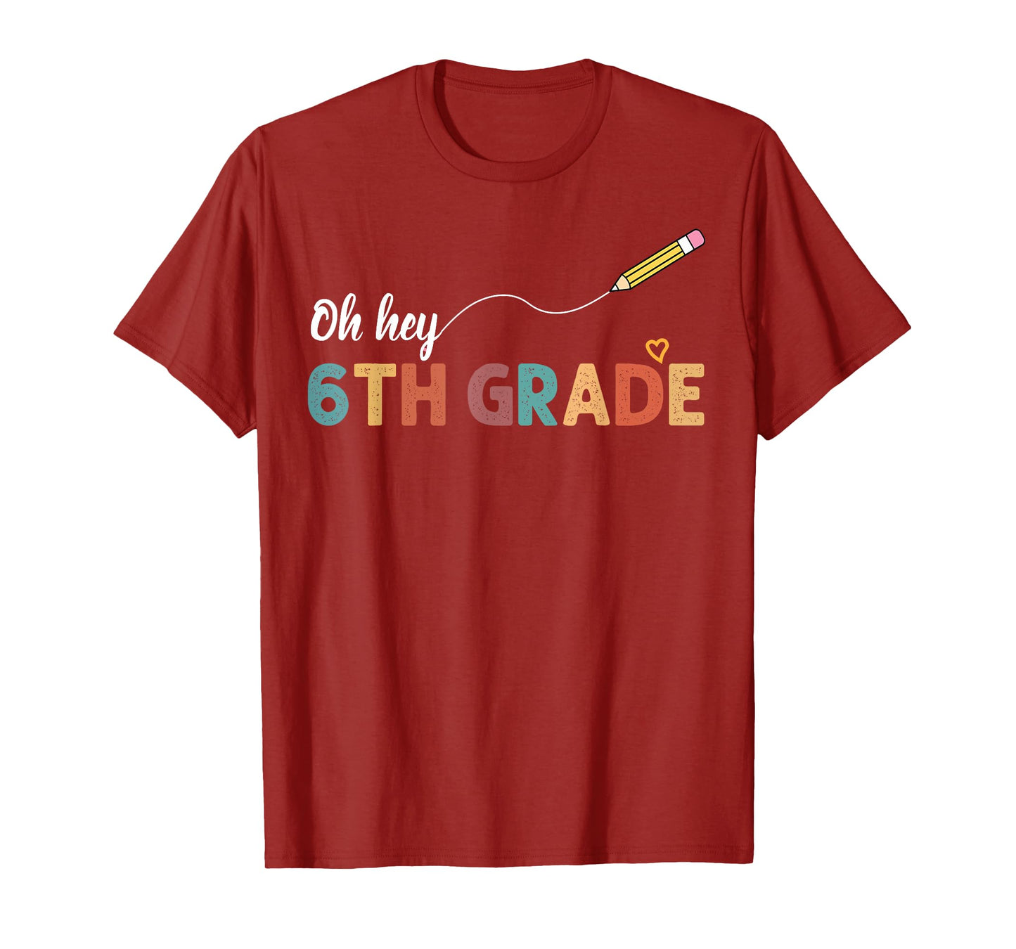 Oh Hey Sixth Grade Cute 6th Grade Team Back To School T-Shirt