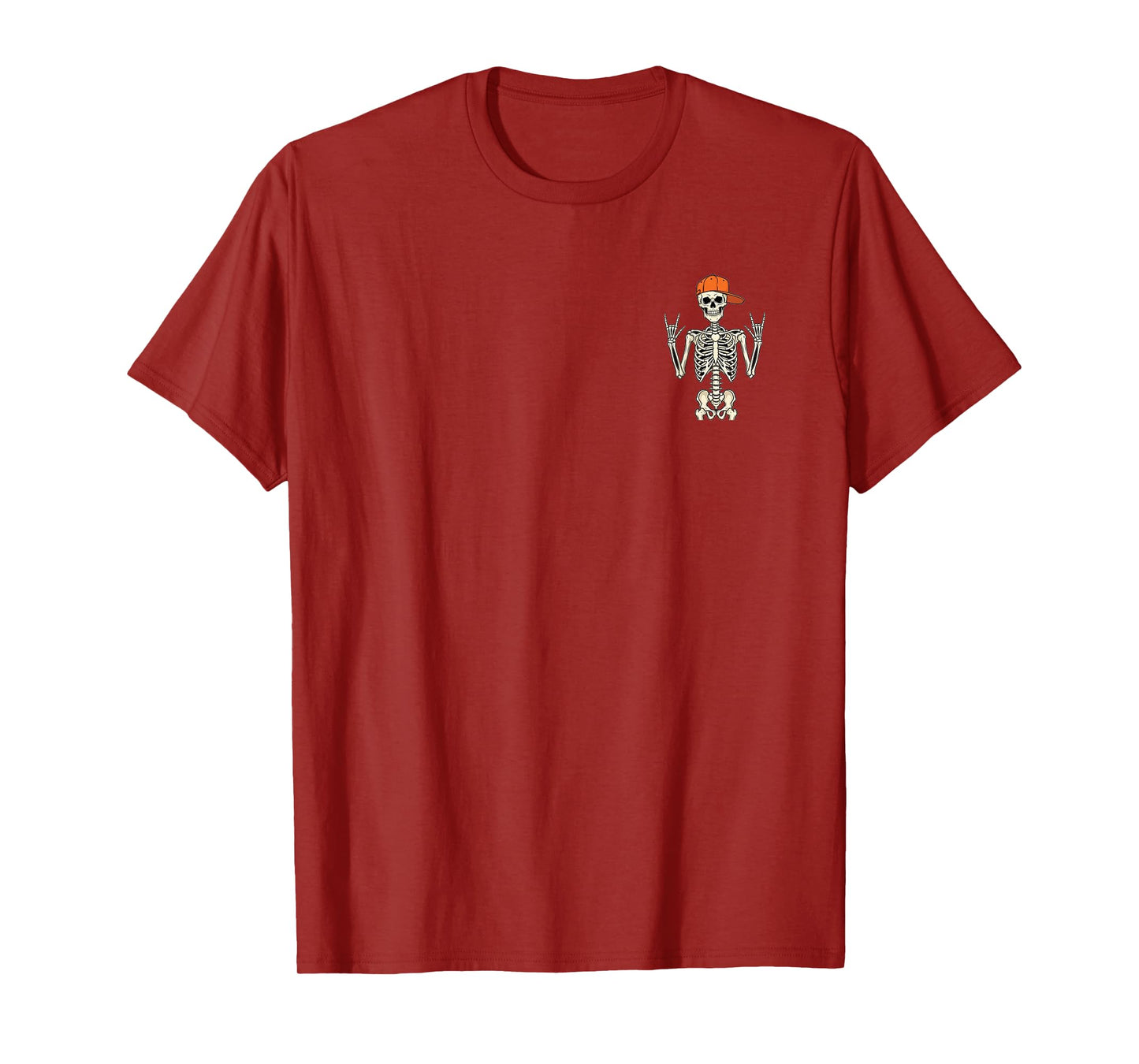 Skeleton Football Player Spooky Style Sport Lovers T-Shirt