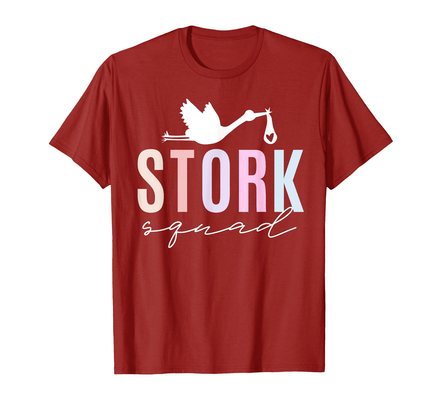 Stork Squad Labor Delivery Nurse Midwife Matching Unit Team T-Shirt