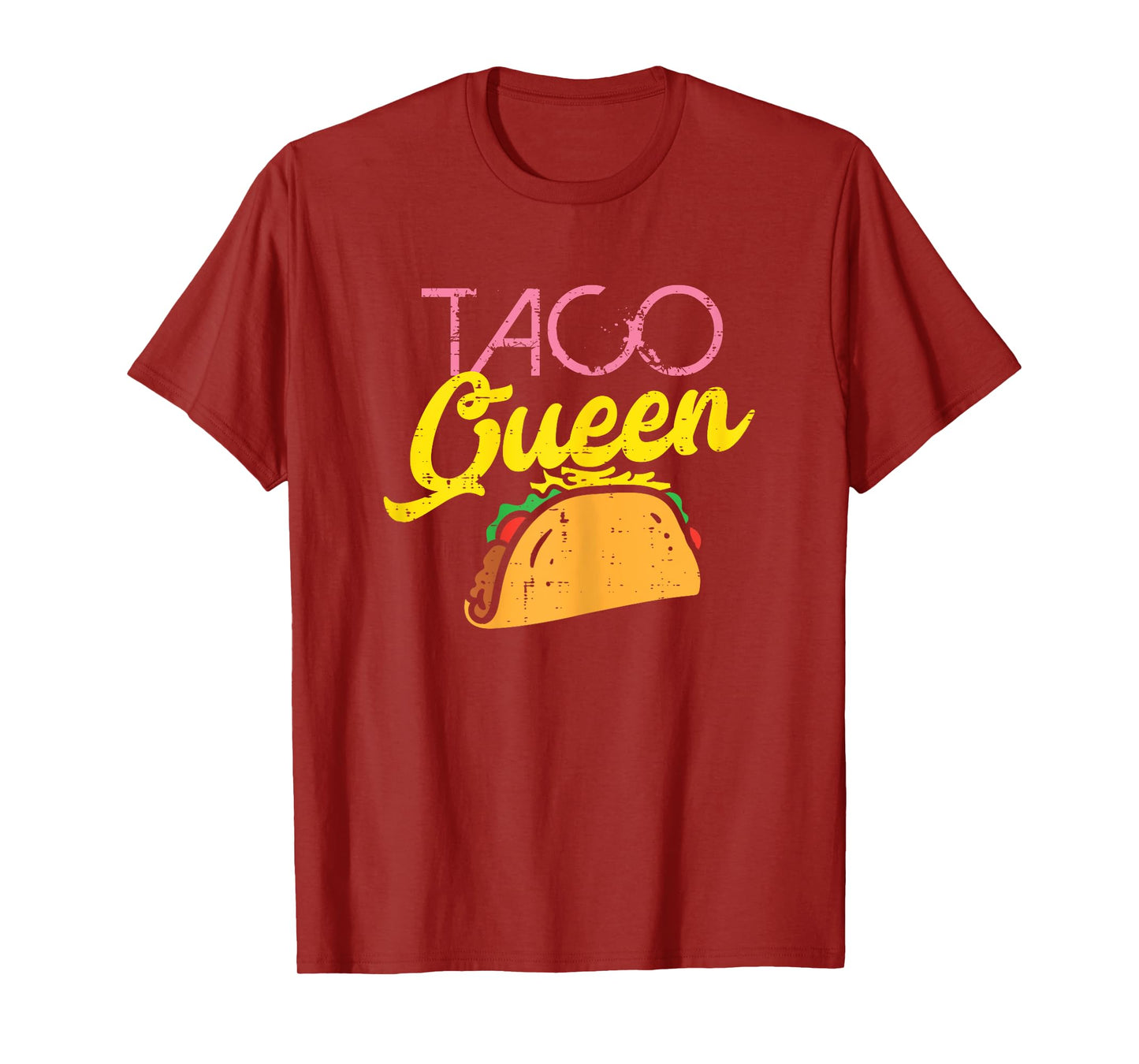 Taco Queen Funny Cinco De Mayo Mexican Food Foodie Women T-Shirt