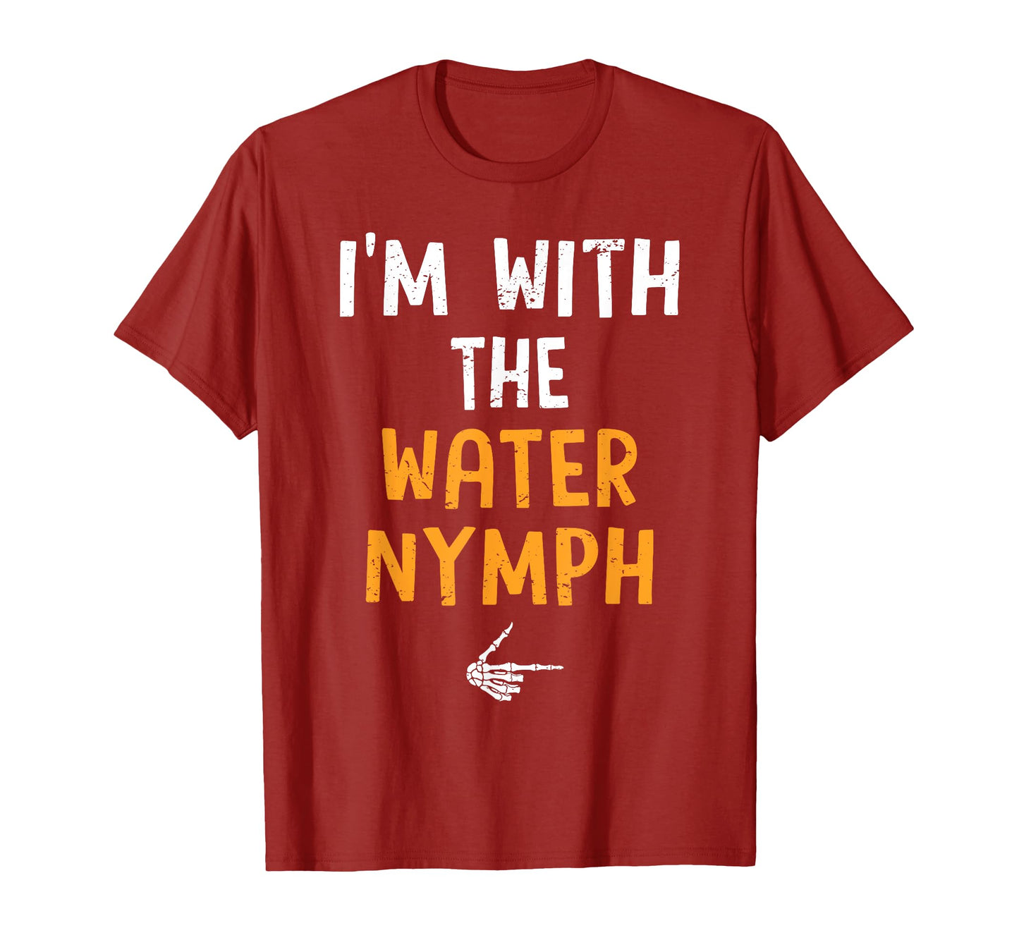 I'm with The Water Nymph Costume Halloween Matching Couple T-Shirt