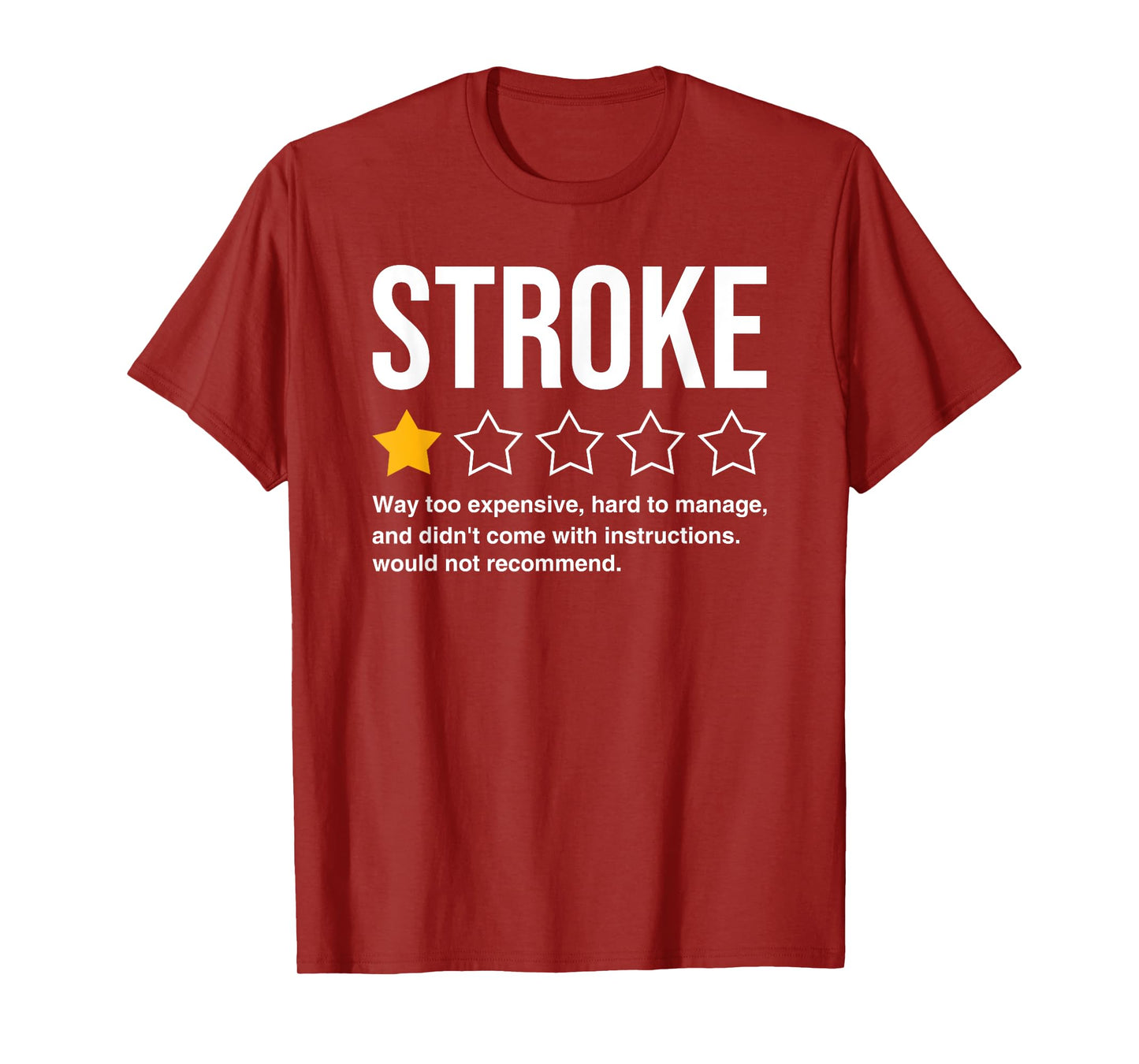 Stroke Survivor Heart Disease Warrior Fighter Cardiac Arrest T-Shirt