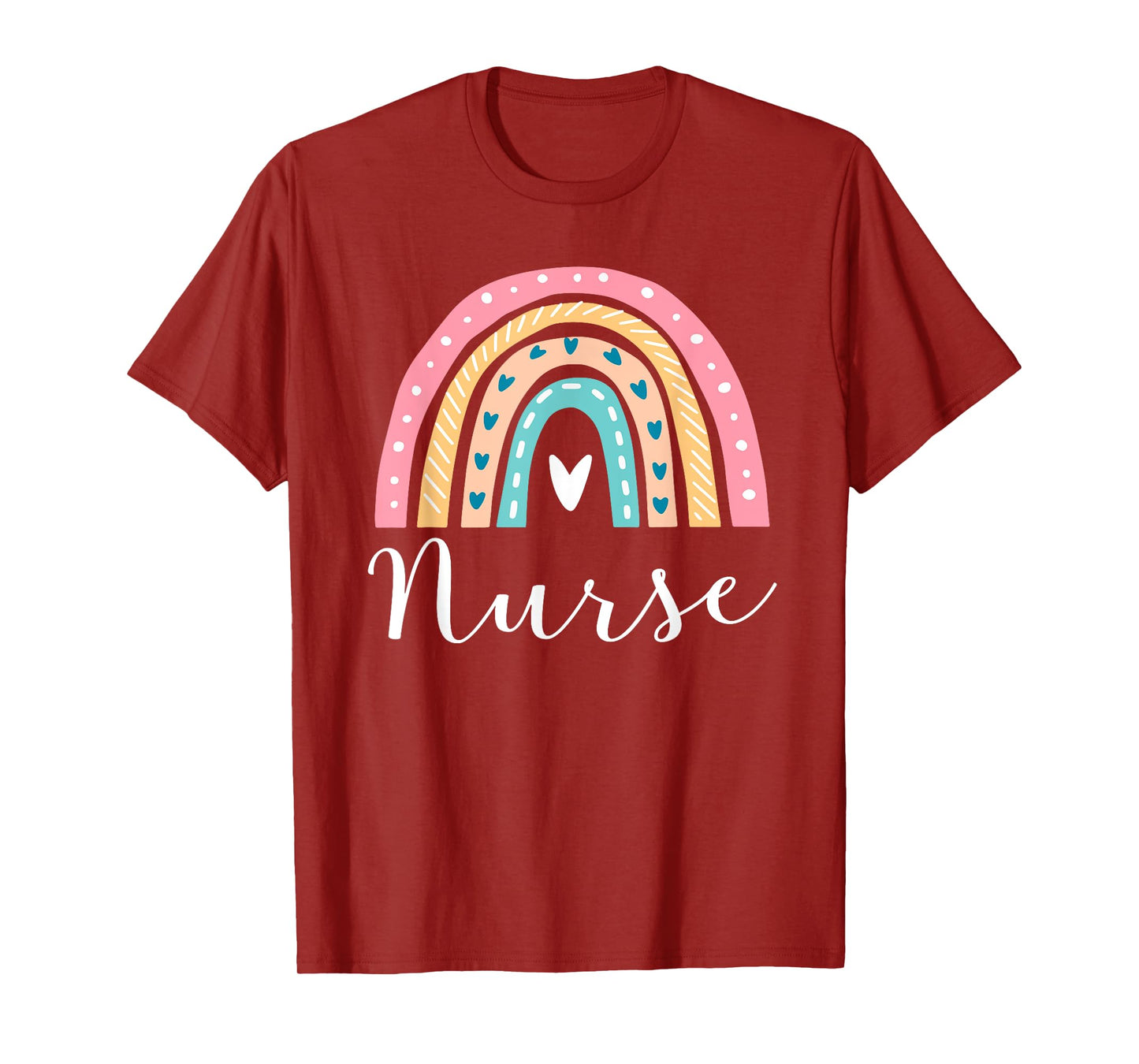 Funny Nurse Rainbow Gifts Nursing T-Shirt
