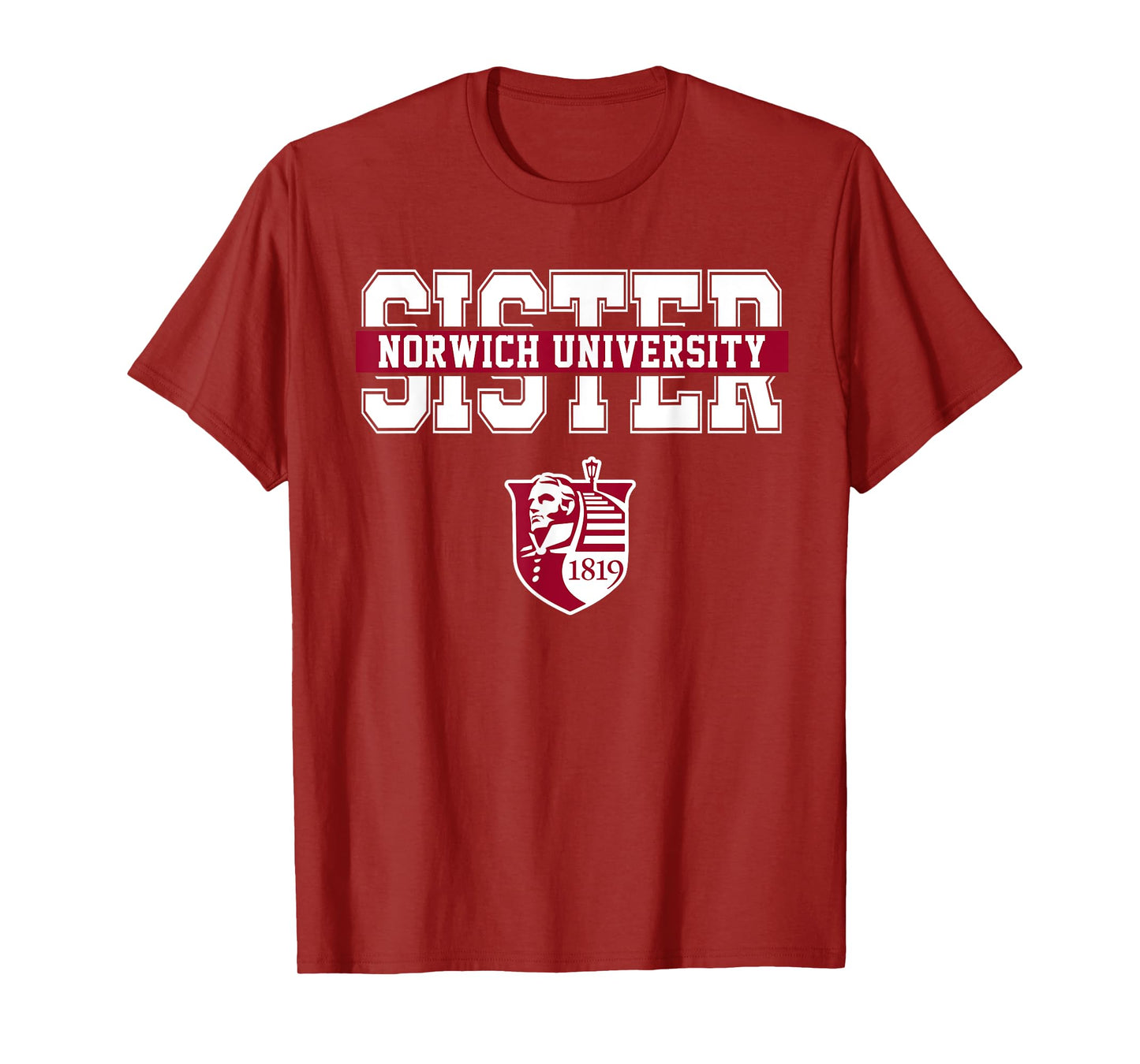 Norwich University Sister Vintage Design Sister Women Girls T-Shirt