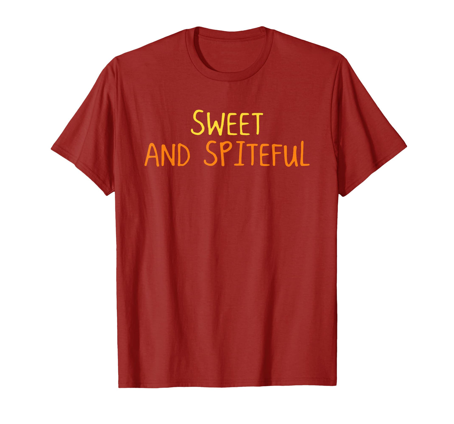 Sweet and Spiteful Halloween Funny Spooky Season T-Shirt